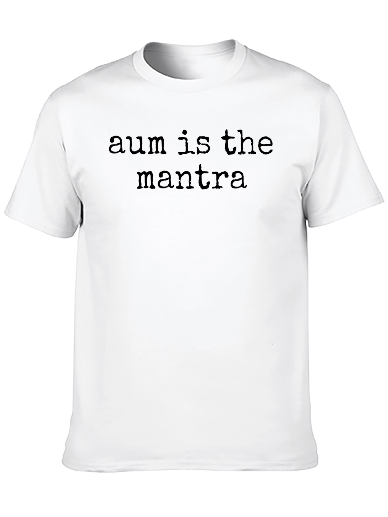 Aum is the Mantra Black T-Shirt