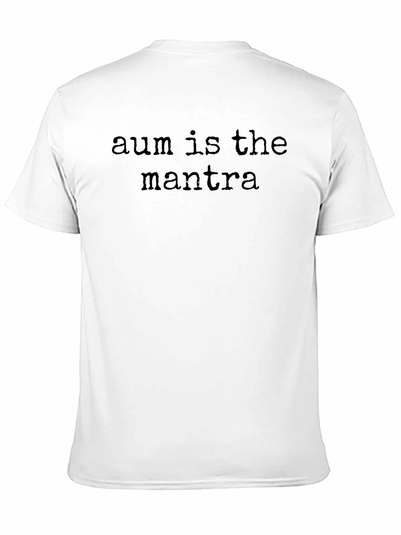Aum is the Mantra Black T-Shirt