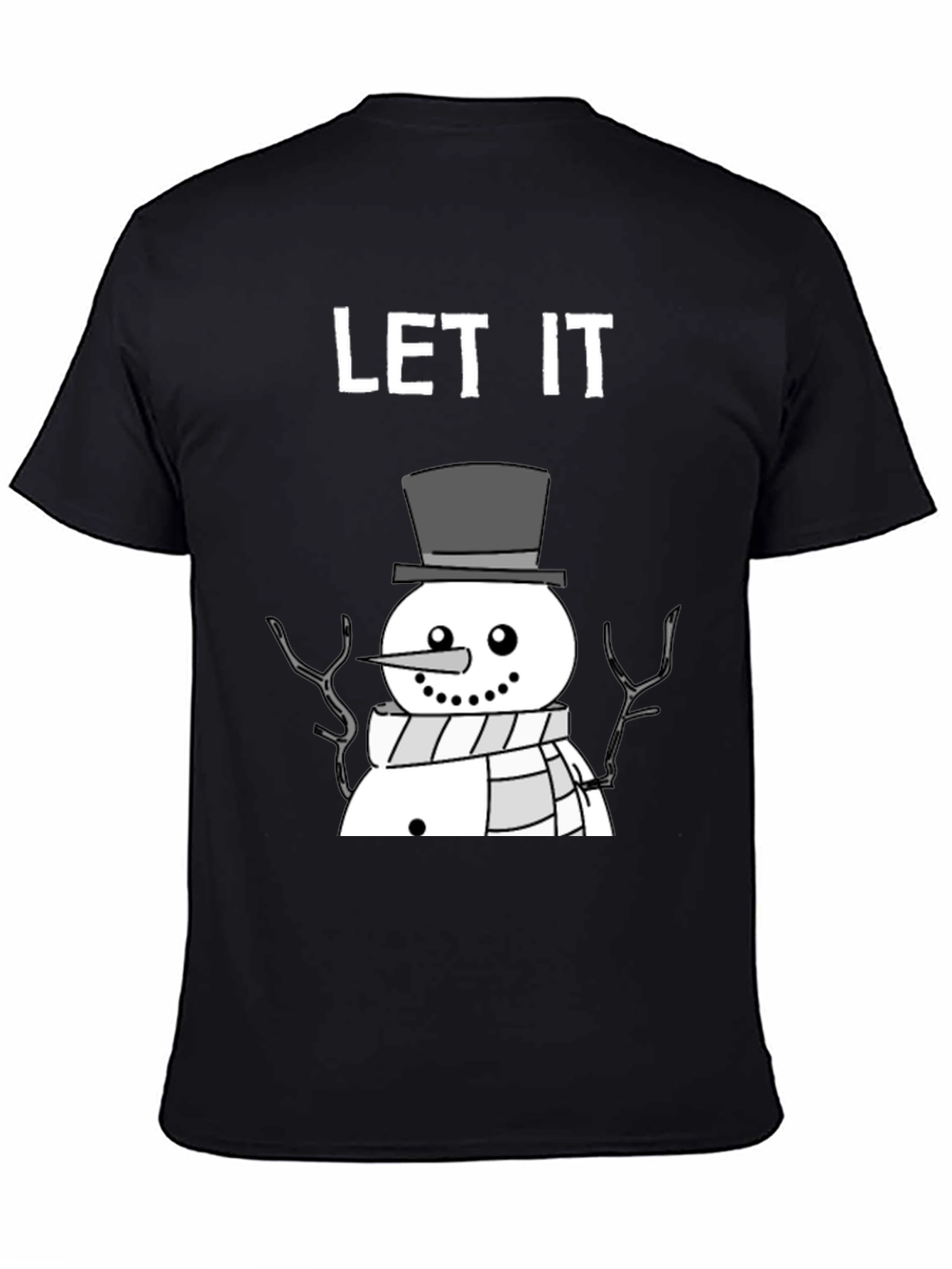 Let It Snowman T-Shirt - Winter Holiday Tee