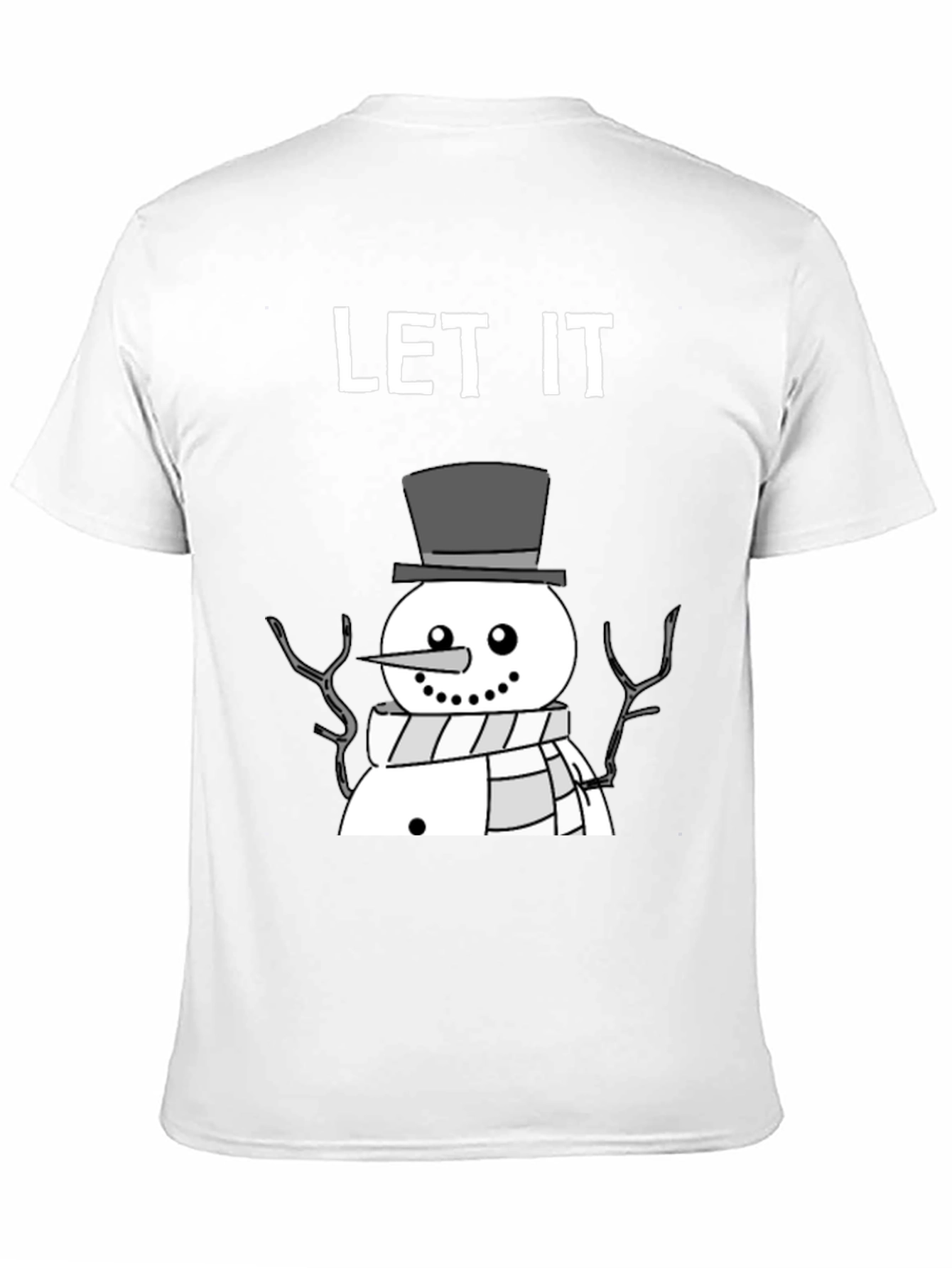 Let It Snowman T-Shirt - Winter Holiday Tee