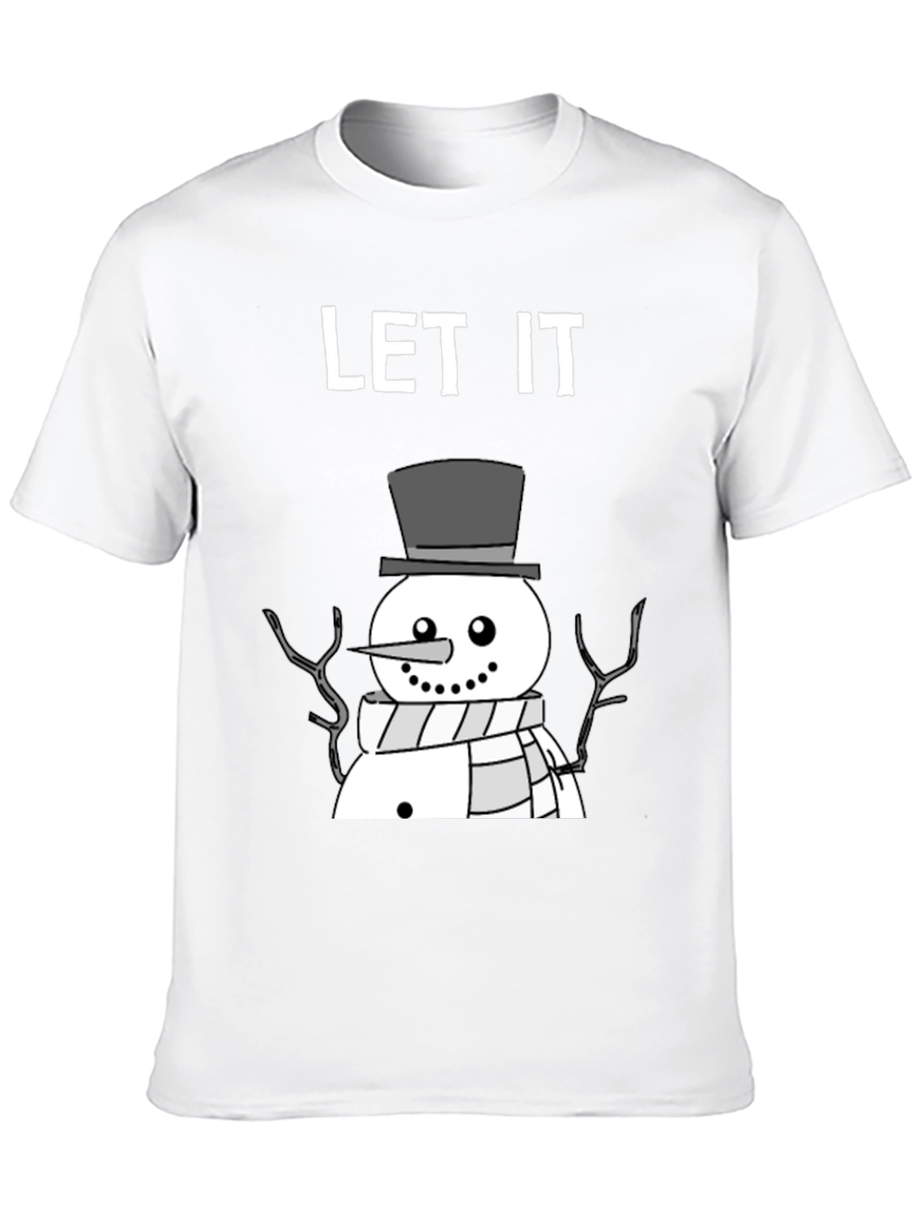 Let It Snowman T-Shirt - Winter Holiday Tee