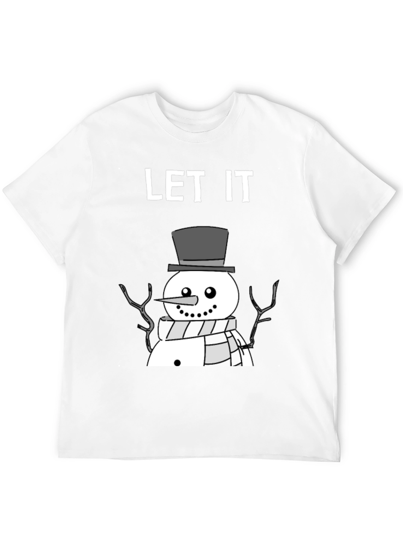 Let It Snowman T-Shirt - Winter Holiday Tee