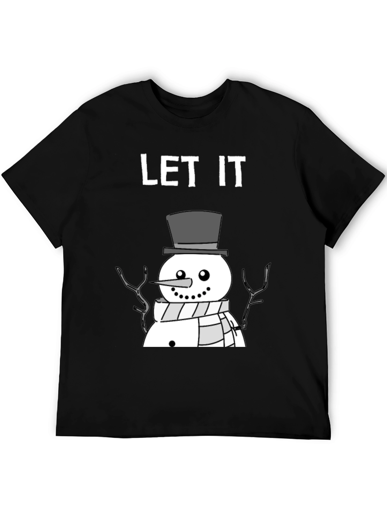 Let It Snowman T-Shirt - Winter Holiday Tee