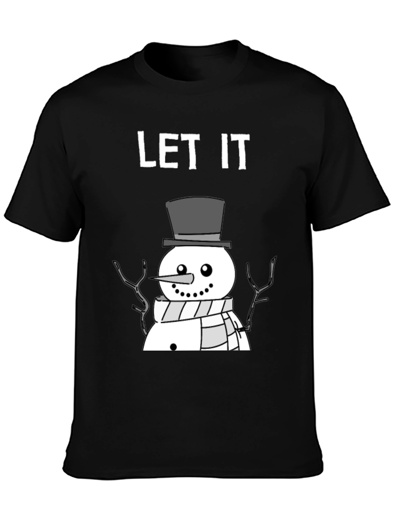 Let It Snowman T-Shirt - Winter Holiday Tee
