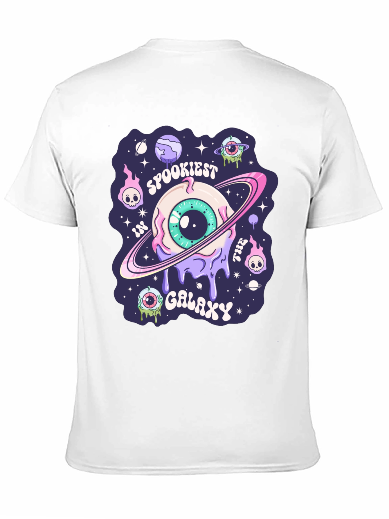 Spookiest Galaxy Graphic Print T-Shirt