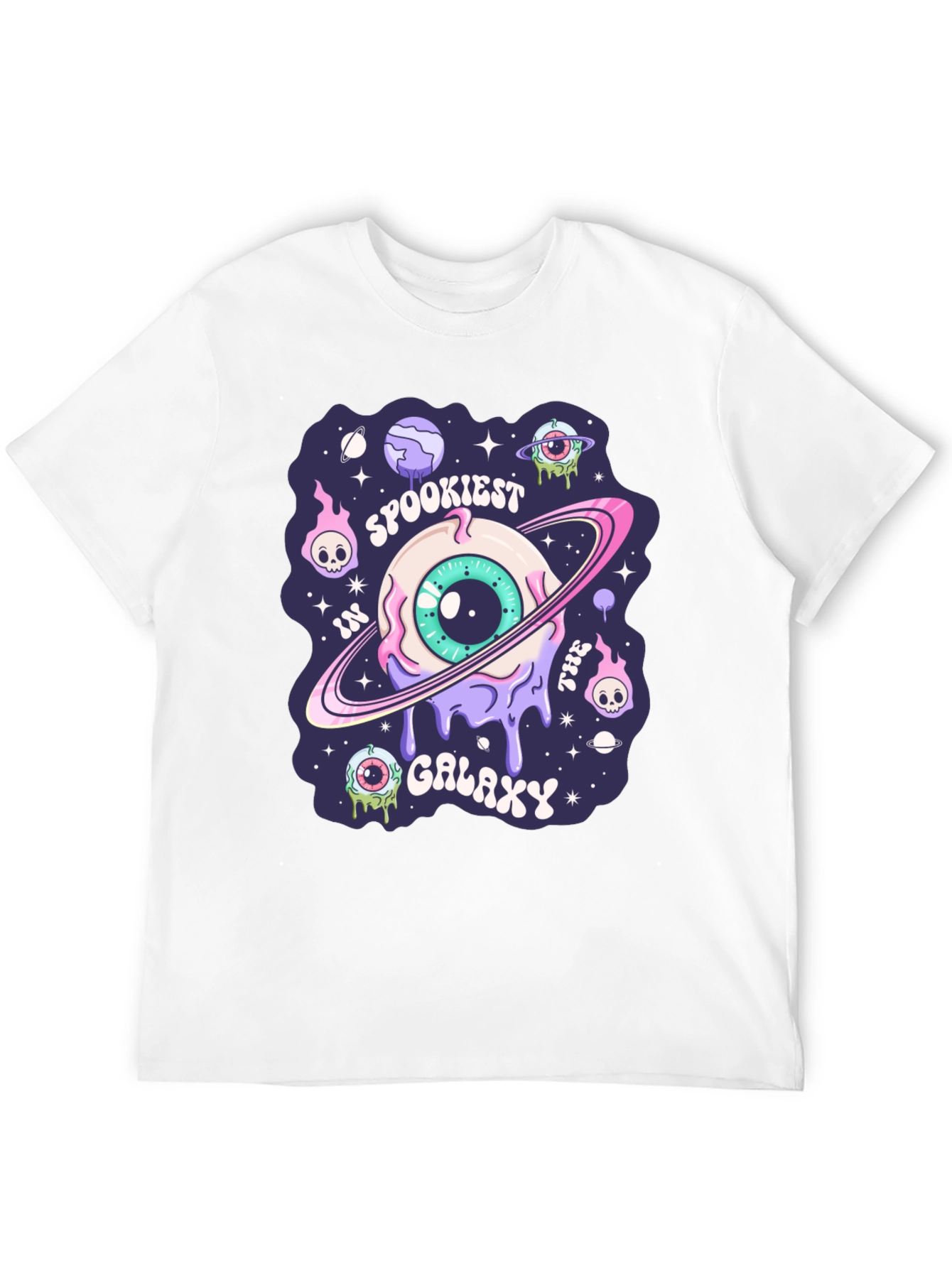 Spookiest Galaxy Graphic Print T-Shirt