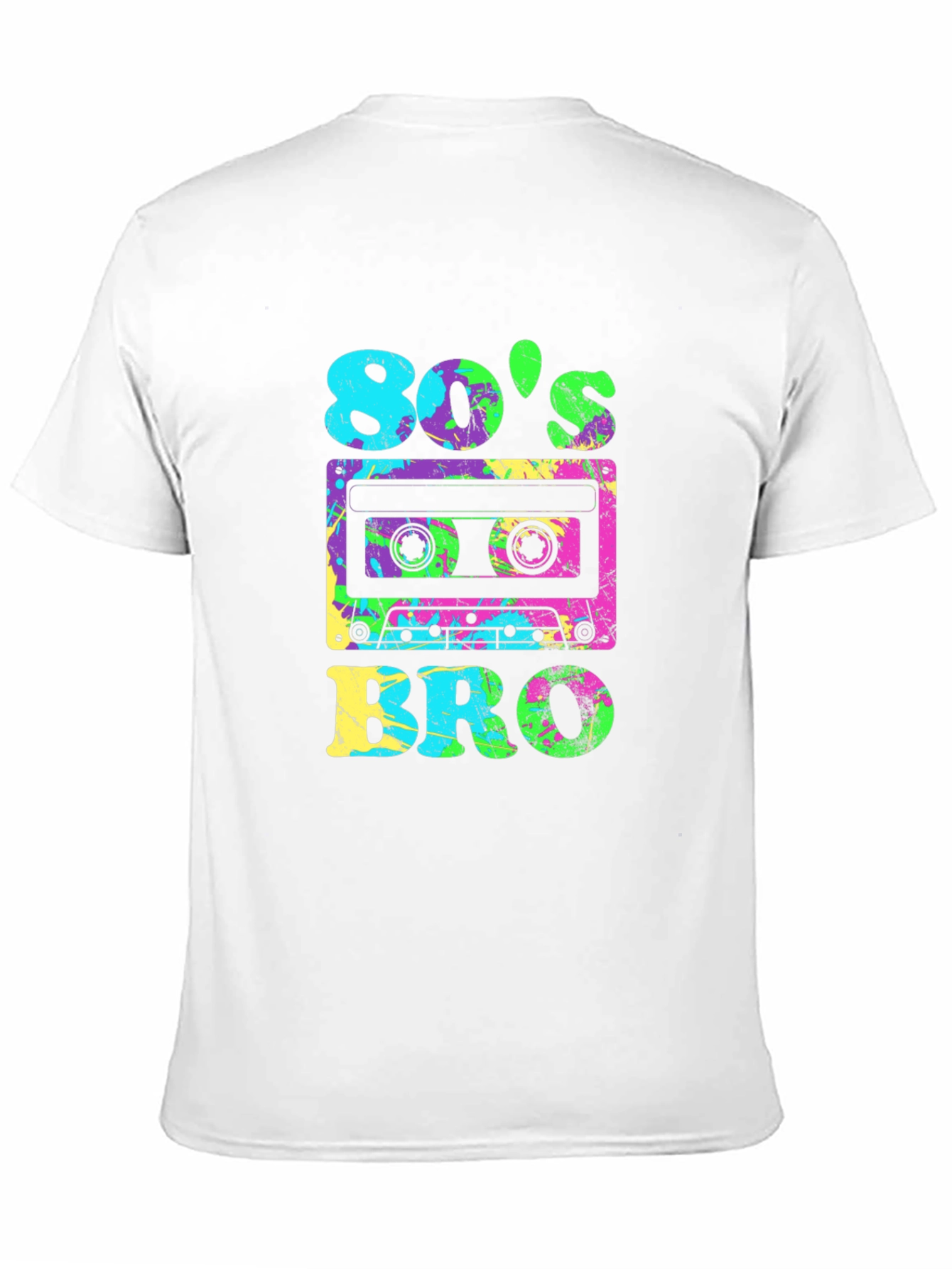 80s Bro Retro Cassette Graphic T-Shirt