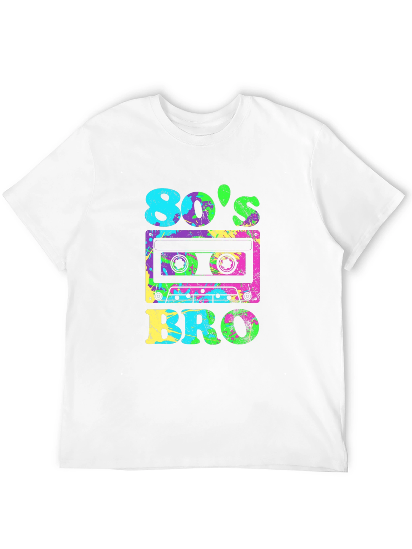 80s Bro Retro Cassette Graphic T-Shirt