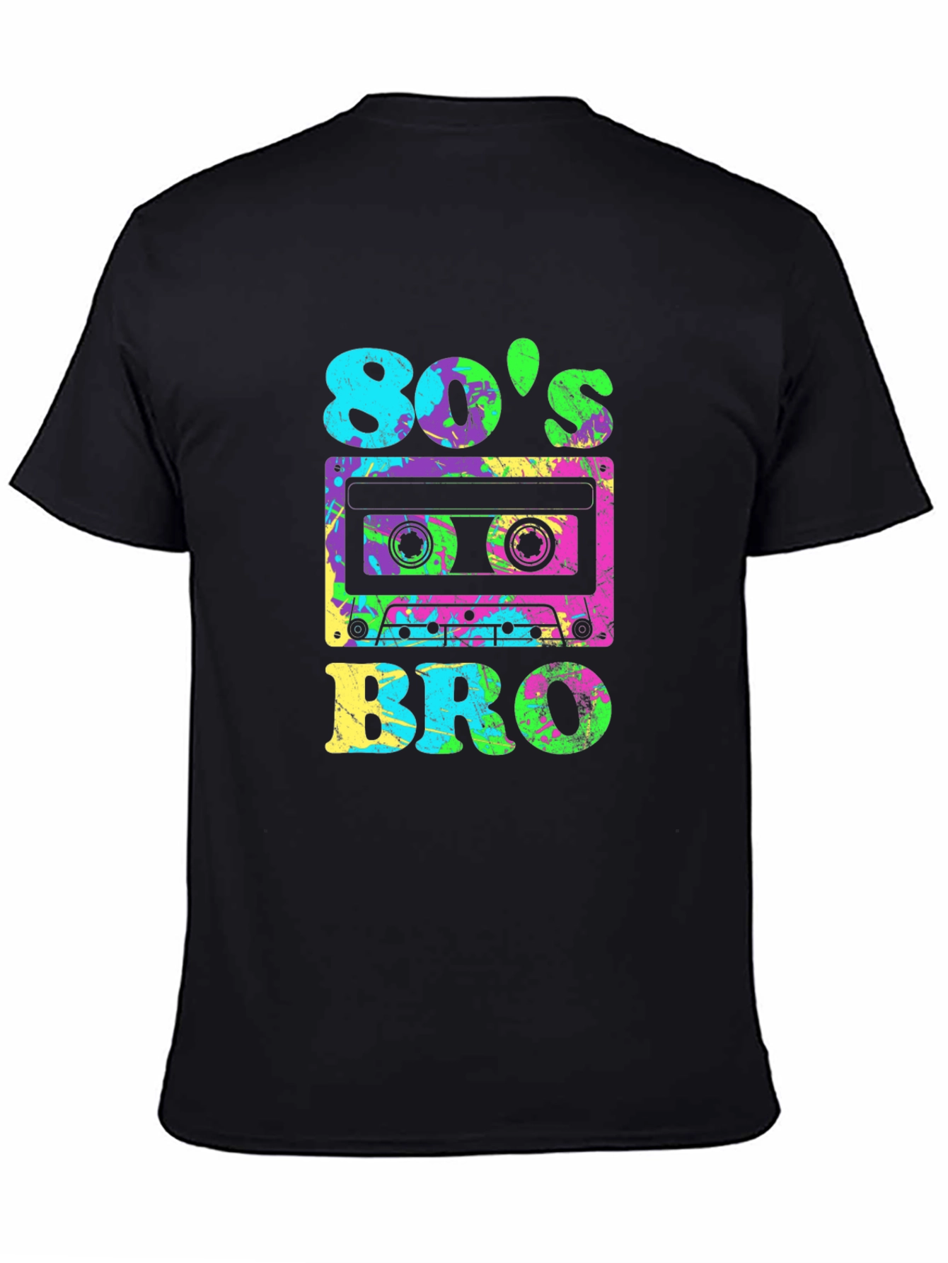 80s Bro Retro Cassette Graphic T-Shirt