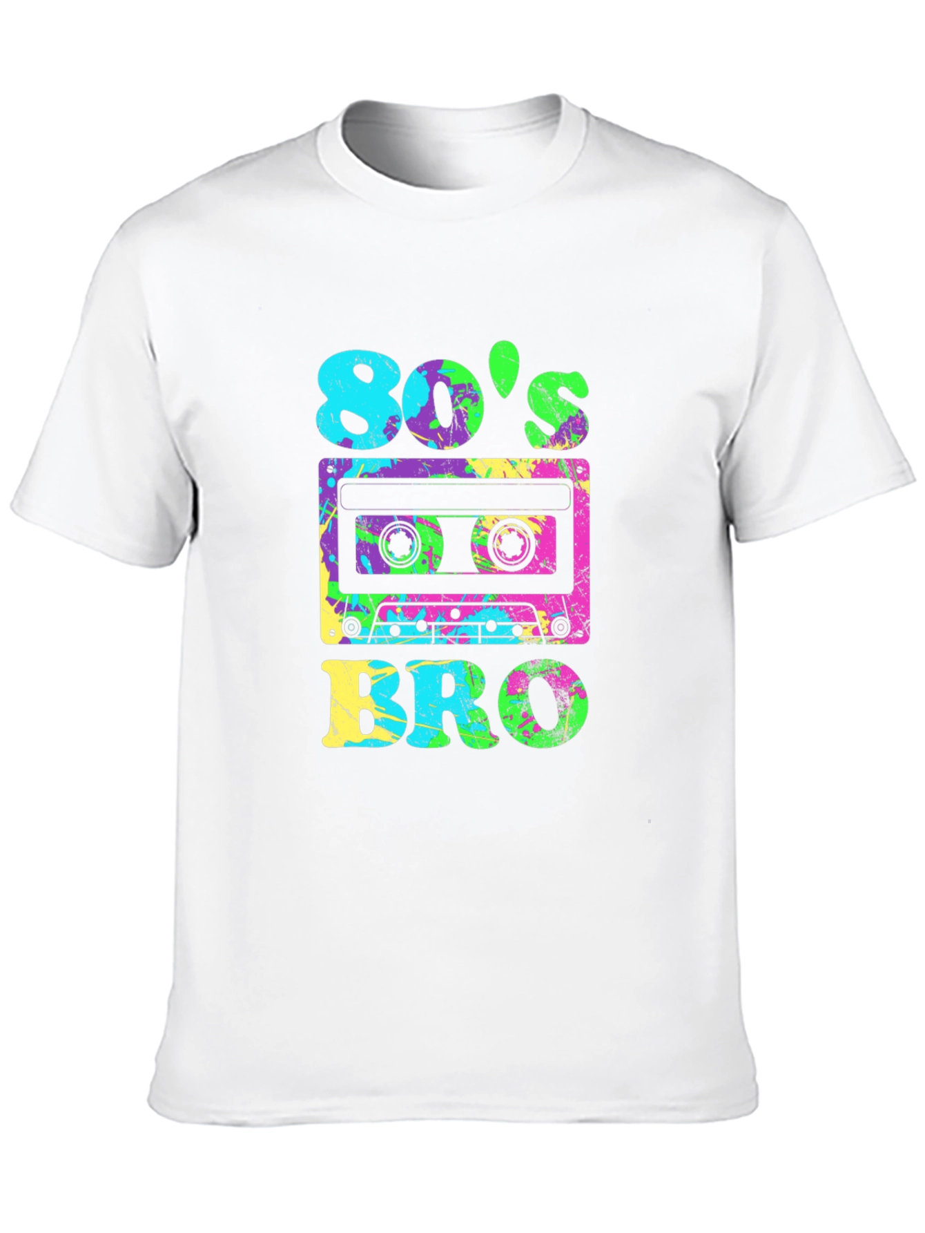 80s Bro Retro Cassette Graphic T-Shirt
