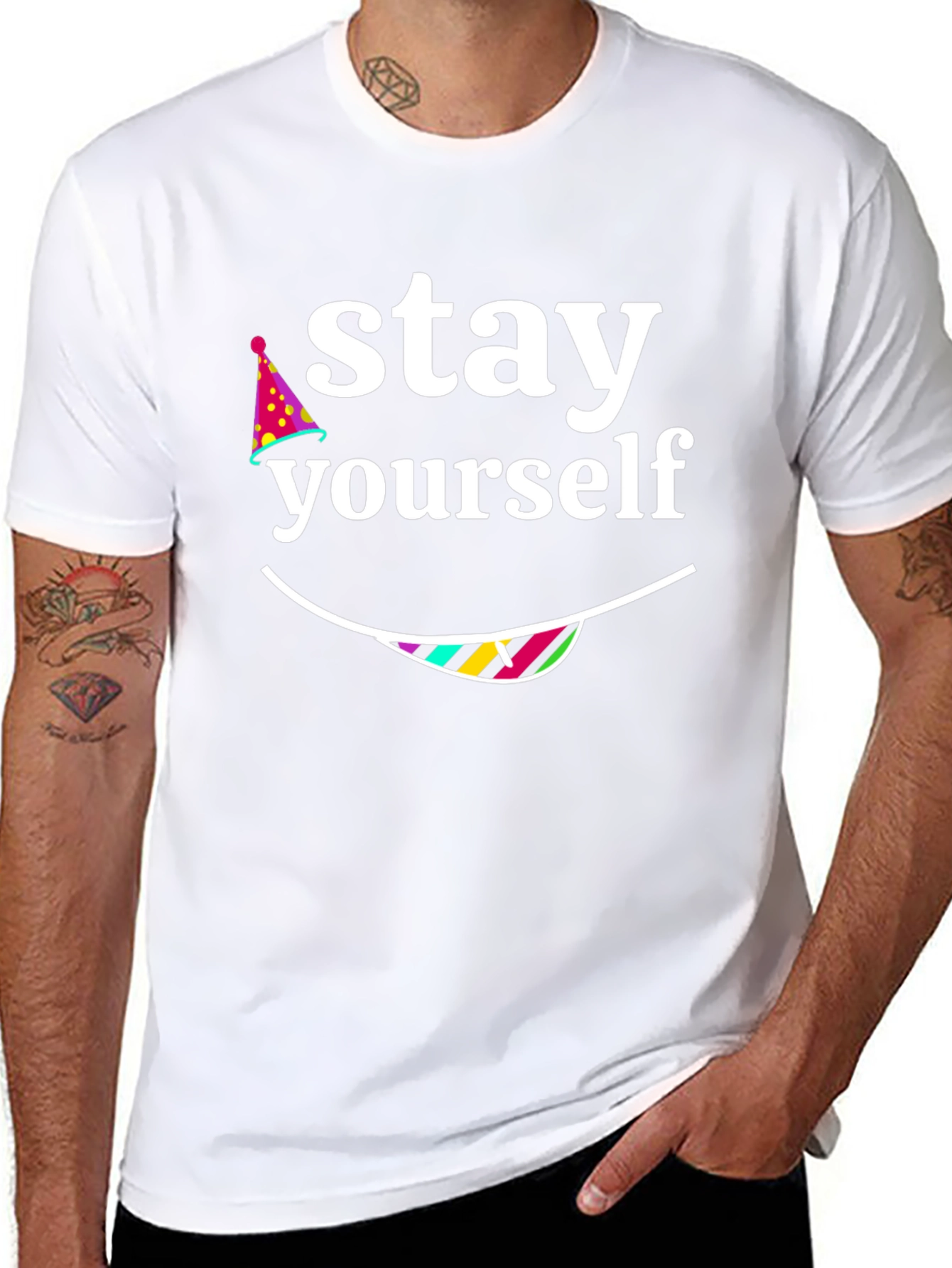 Stay Yourself Graphic T-Shirt