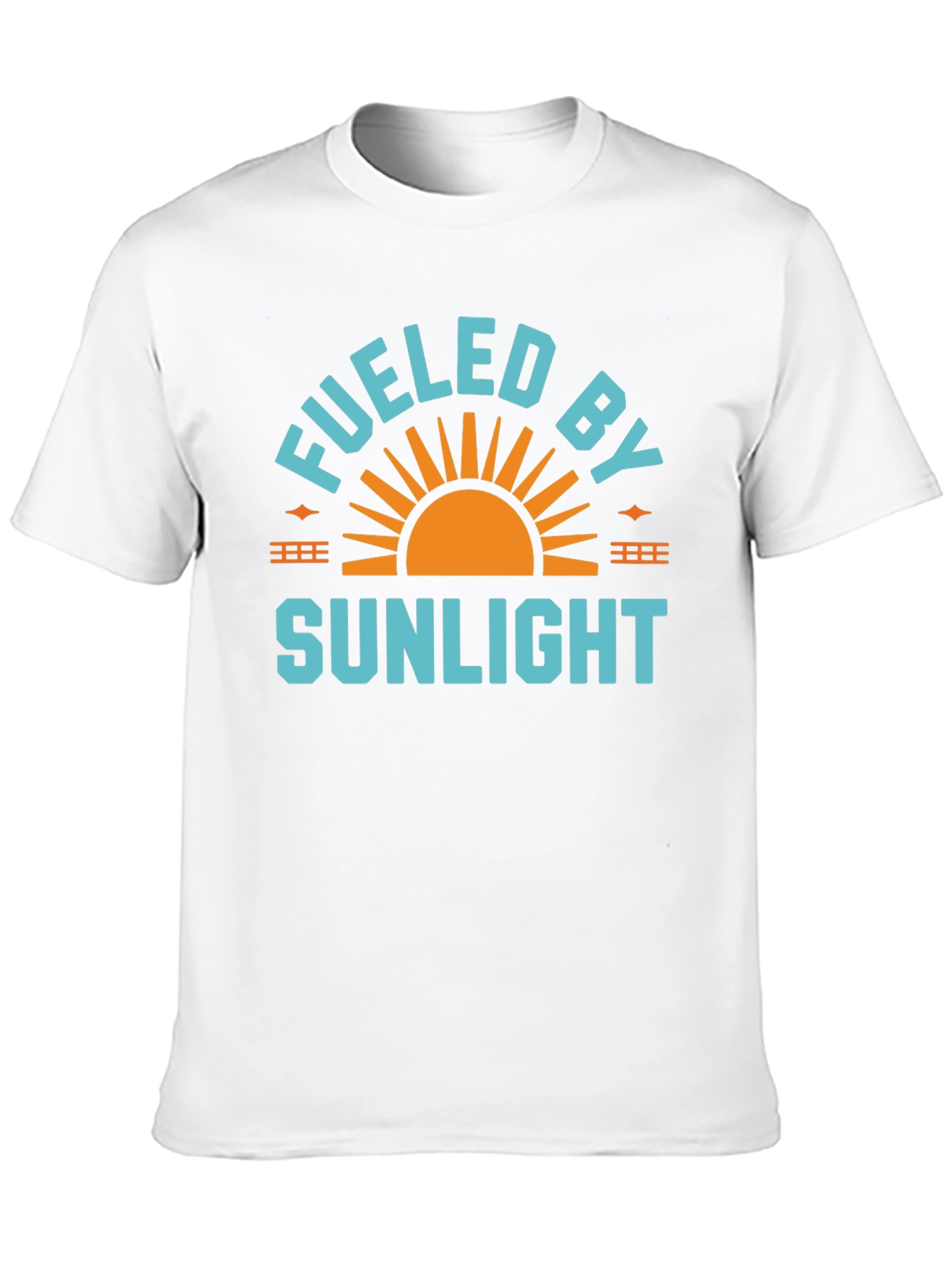 Fueled By Sunlight Graphic Tee - Black Casual Shirt