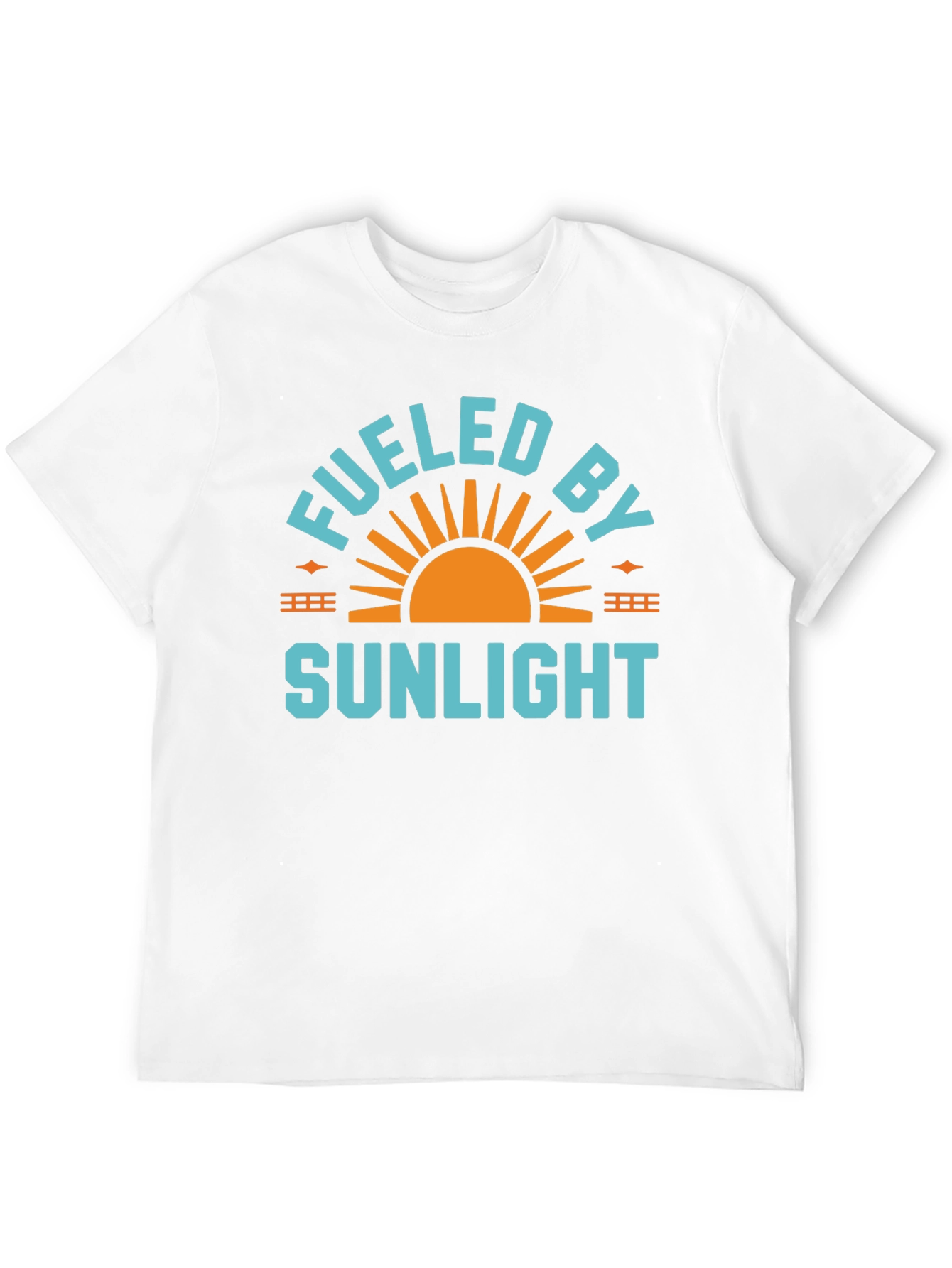 Fueled By Sunlight Graphic Tee - Black Casual Shirt
