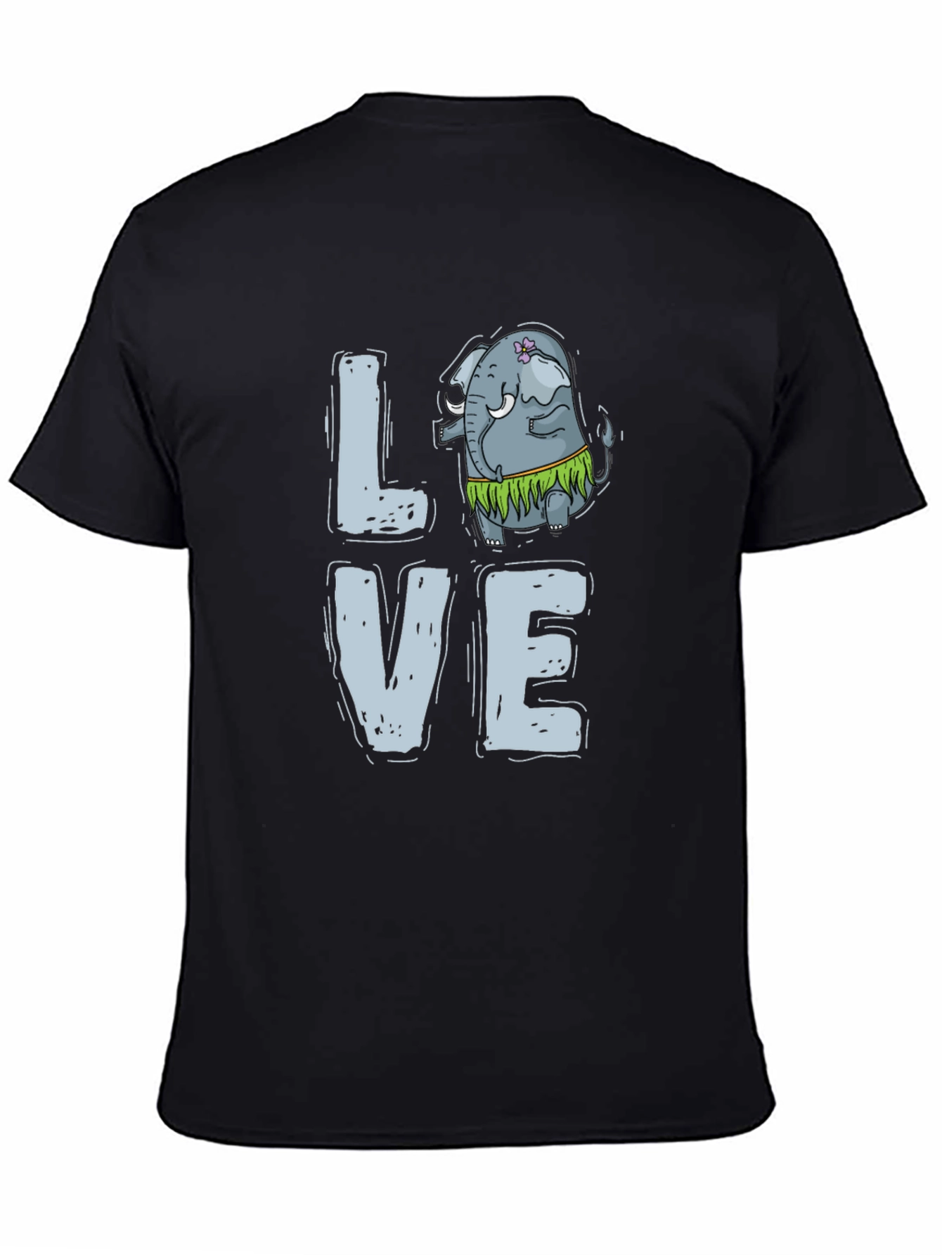 Love Elephant Hula Graphic Tee