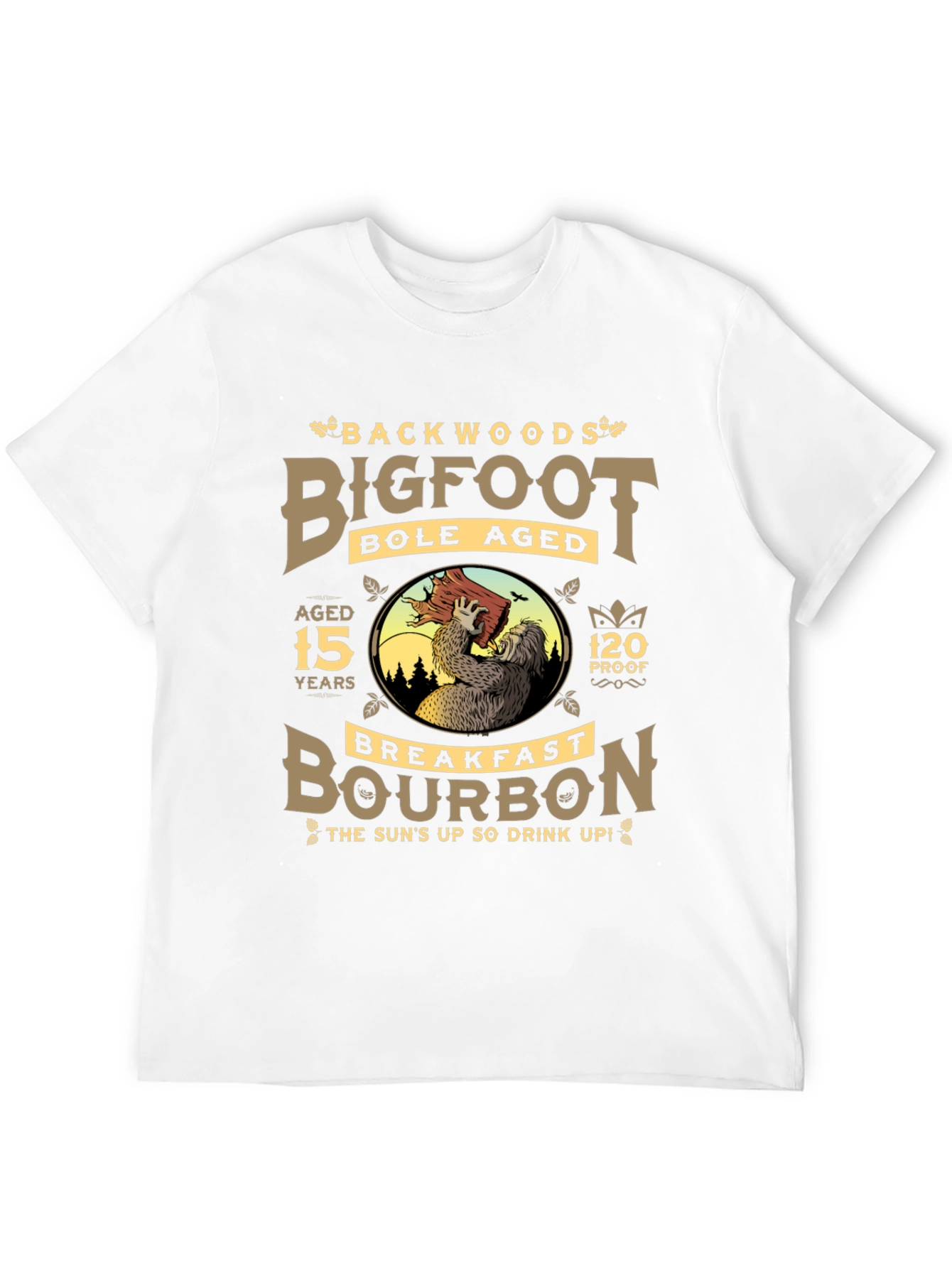 Backwoods Bigfoot Bourbon Black T-Shirt