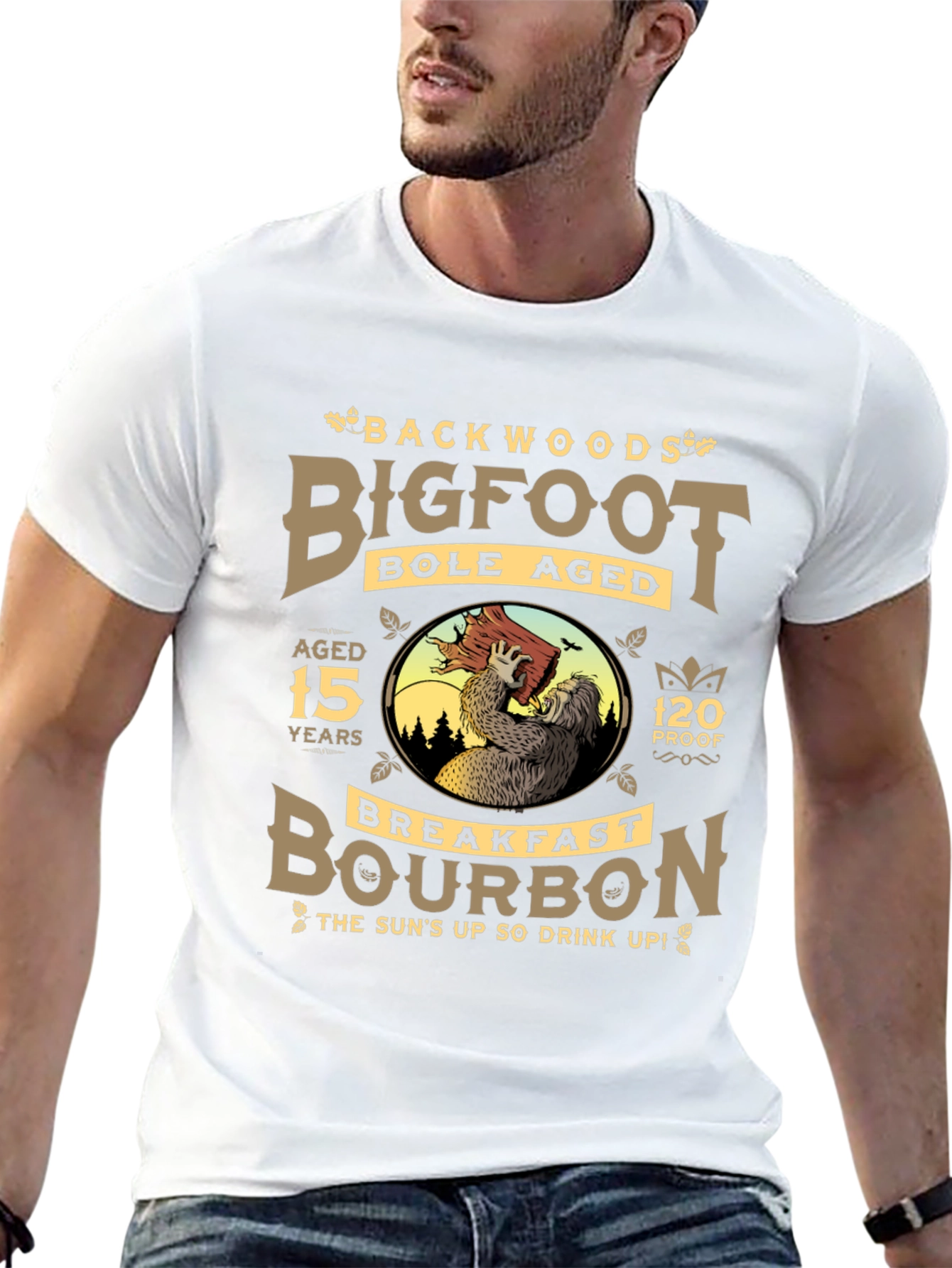 Backwoods Bigfoot Bourbon Black T-Shirt