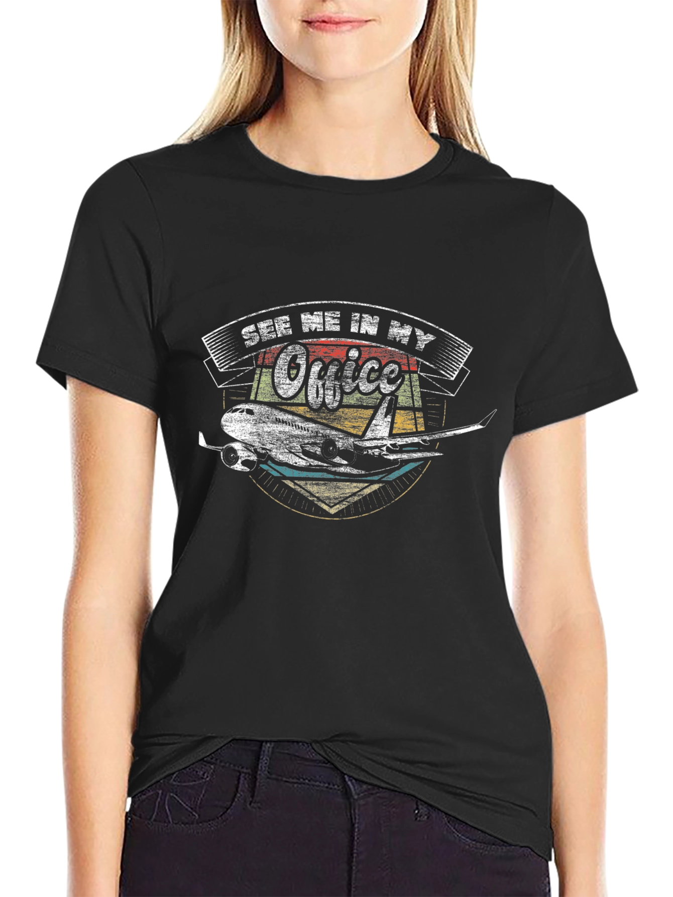 See Me In My Office Airplane Pilot T-Shirt