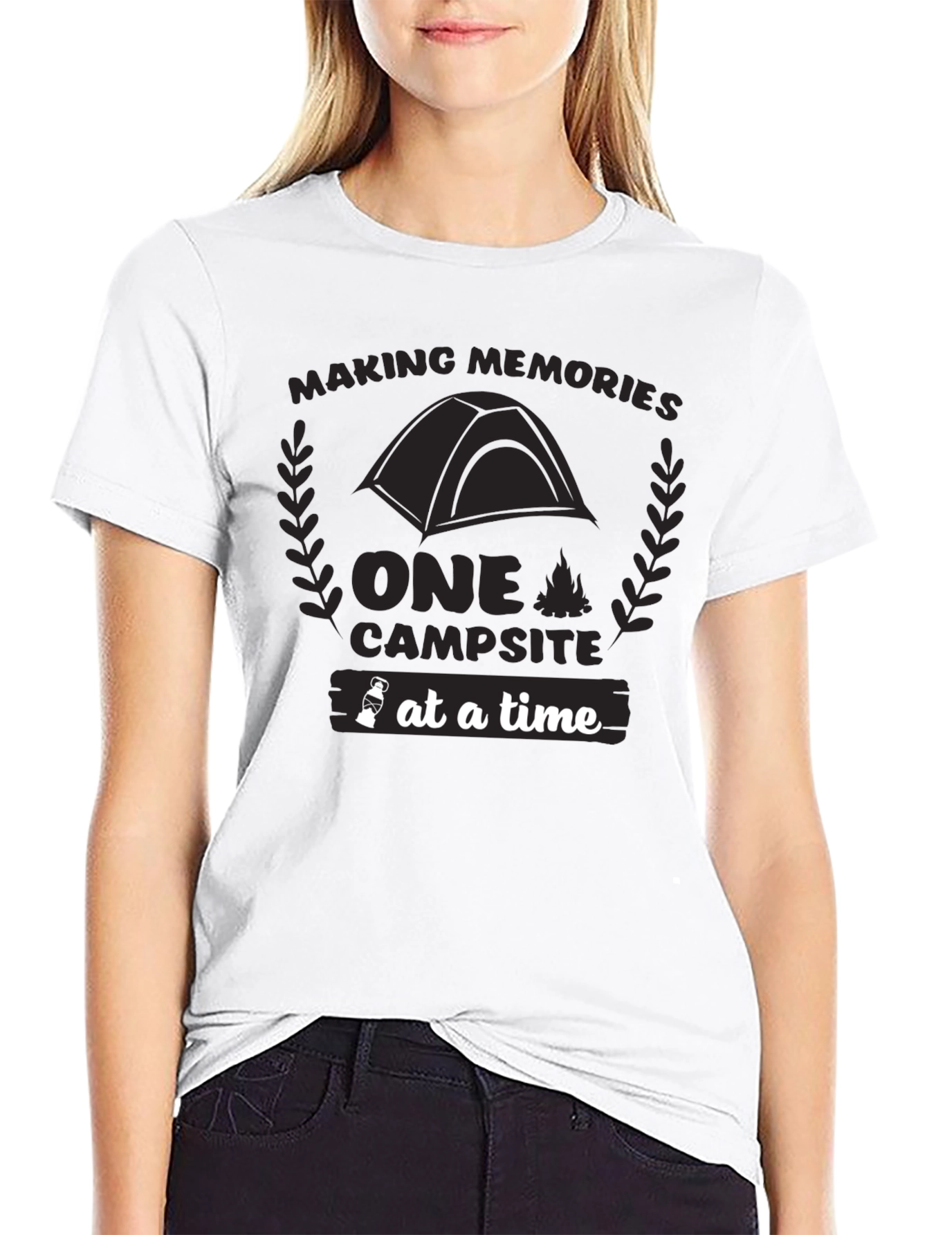 Camping Memories Black T-Shirt