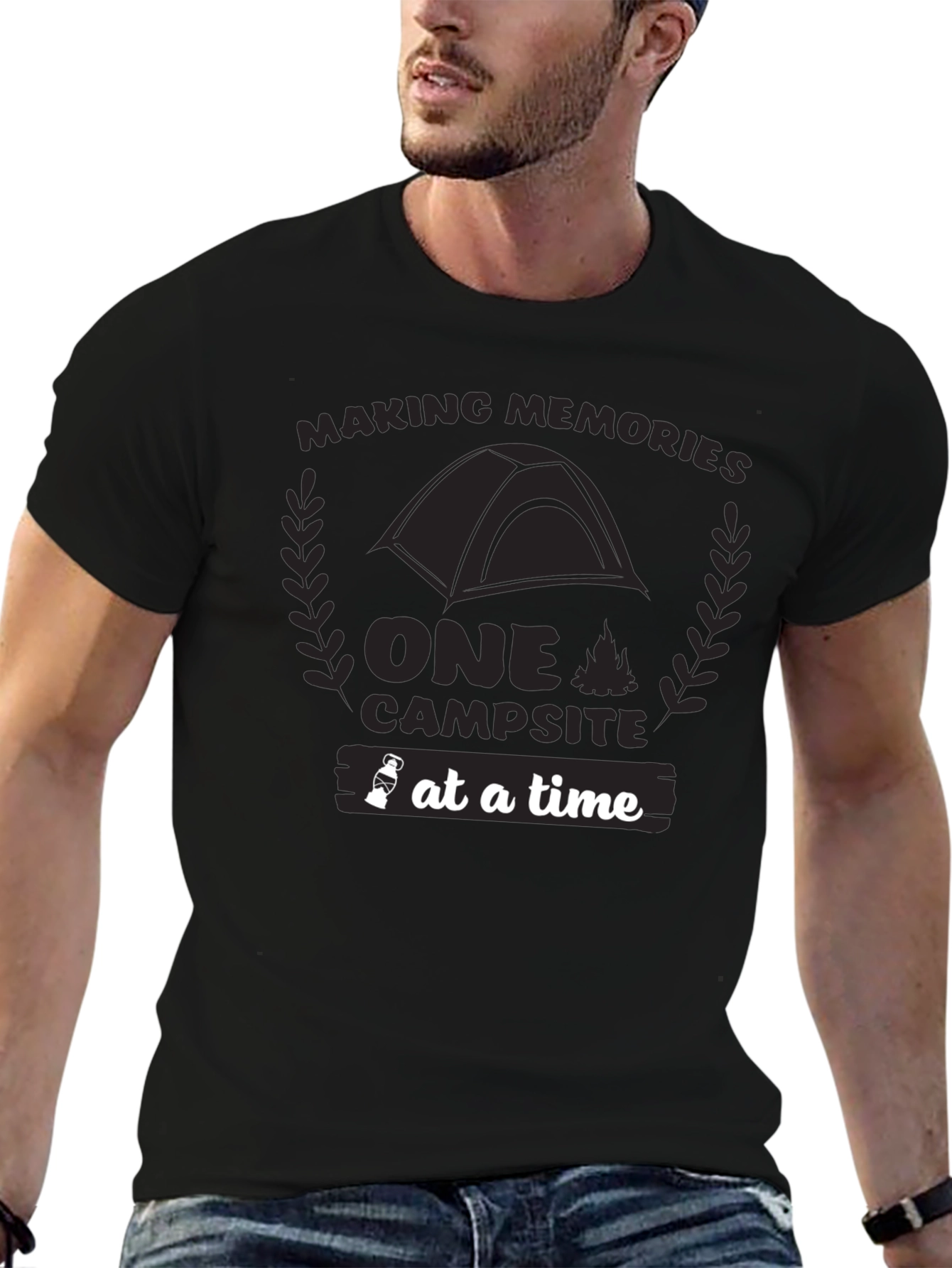 Camping Memories Black T-Shirt