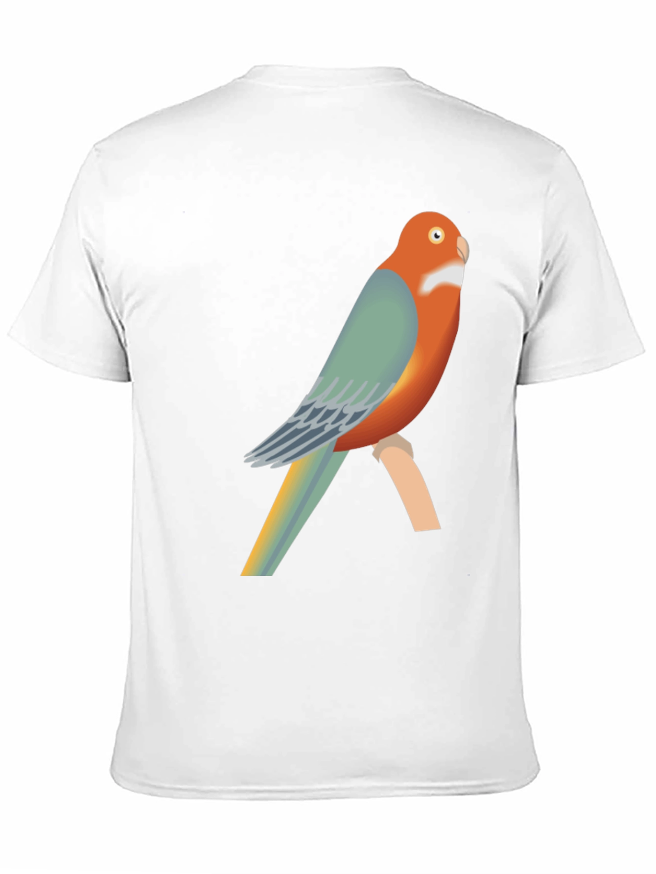 Parrot Graphic Black T-Shirt | Casual Tee