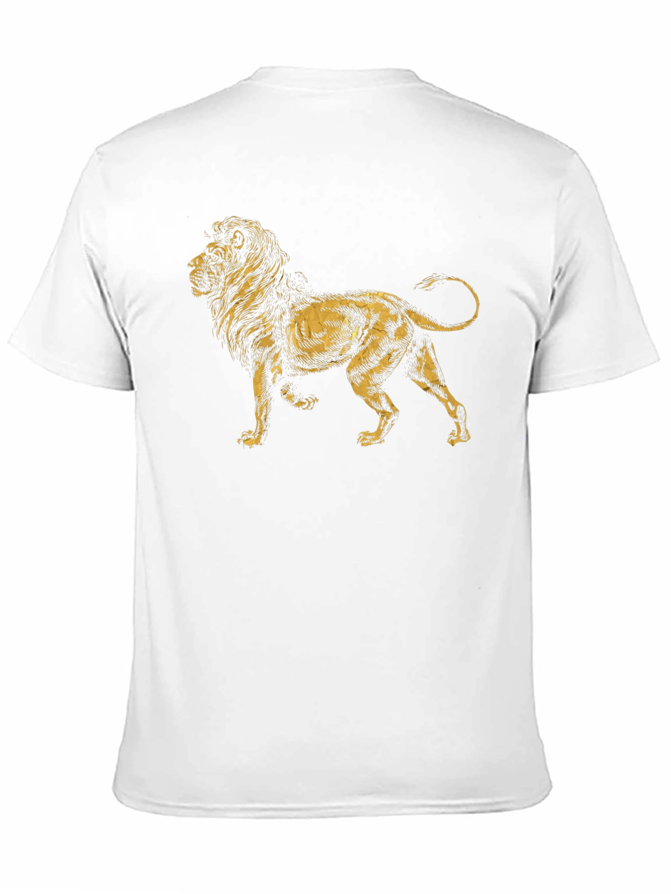 Lion Graphic Tee - Black Unisex T-Shirt