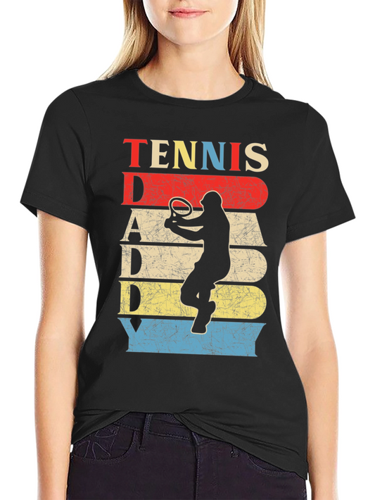 Tennis Dad Retro T-Shirt - Perfect Fathers Day Gift