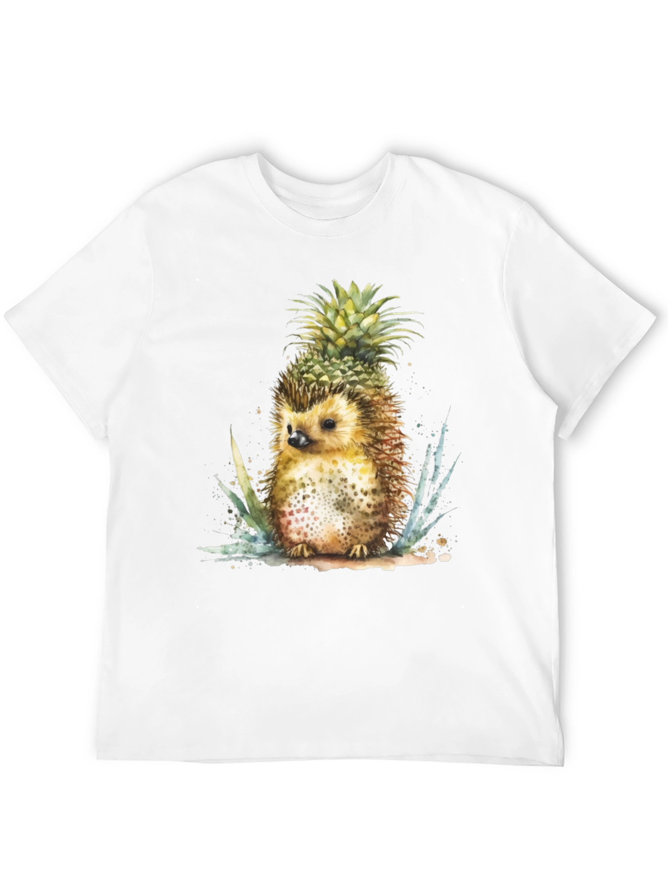 Hedgehog Pineapple T-Shirt - Unique Graphic Tee
