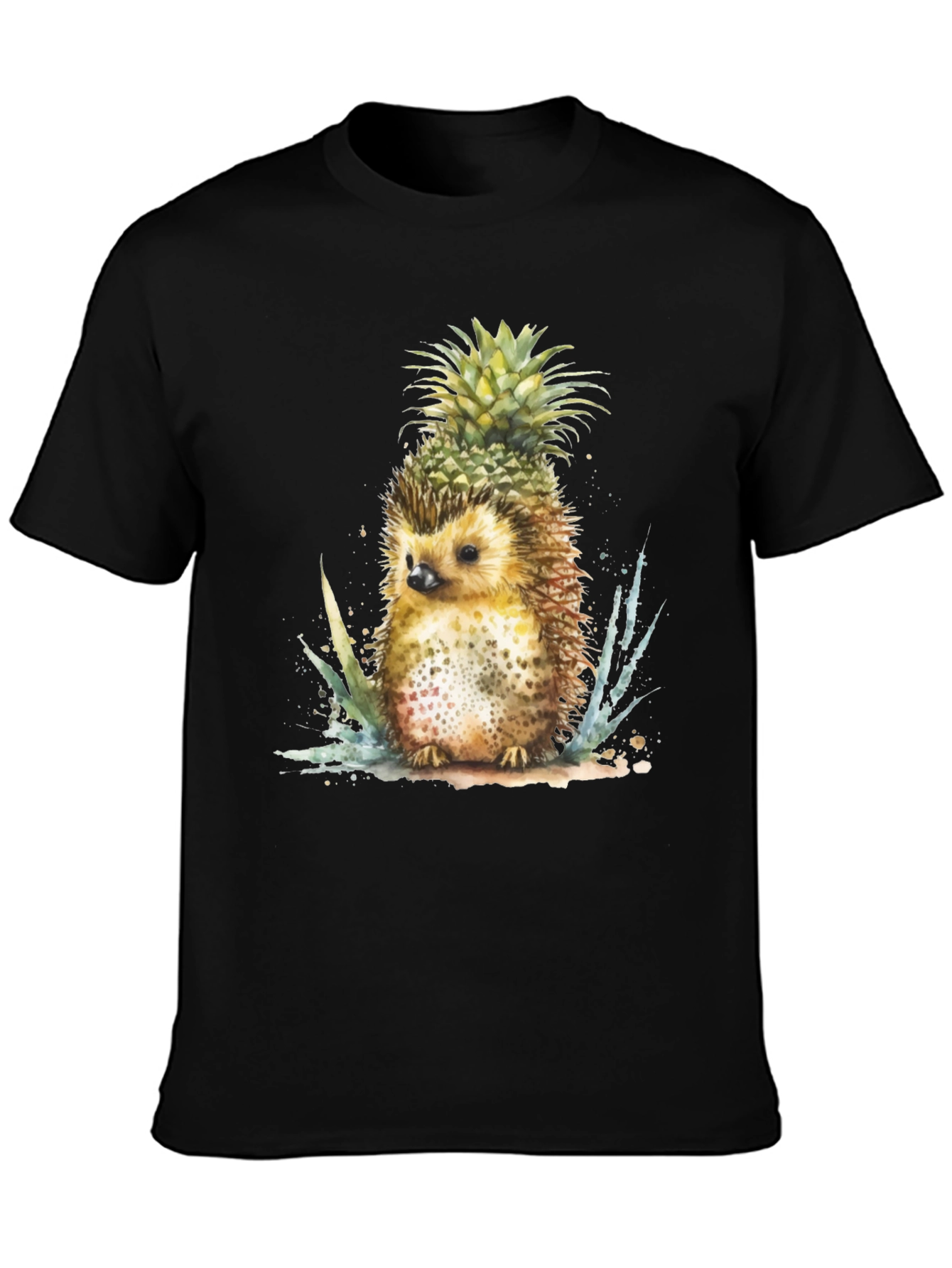 Hedgehog Pineapple T-Shirt - Unique Graphic Tee