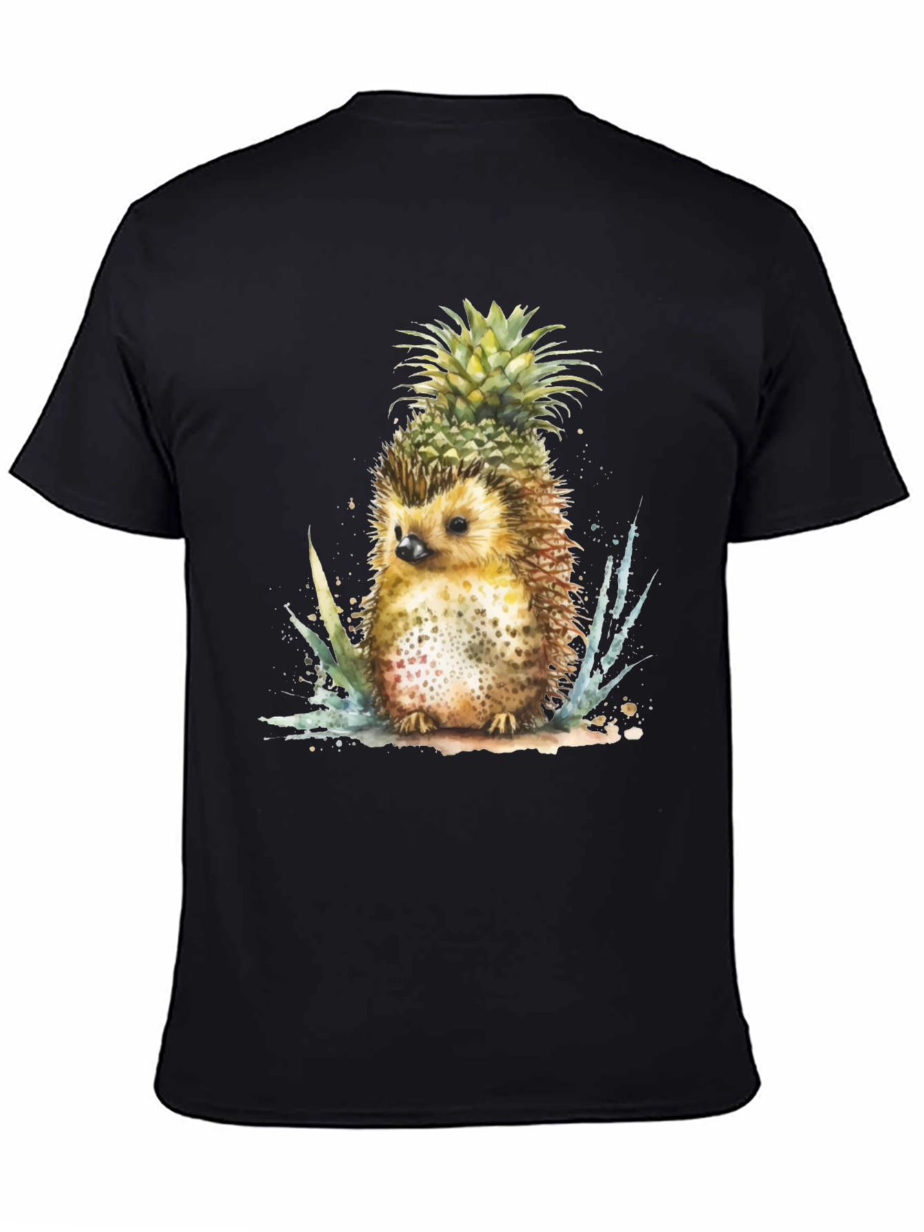 Hedgehog Pineapple T-Shirt - Unique Graphic Tee