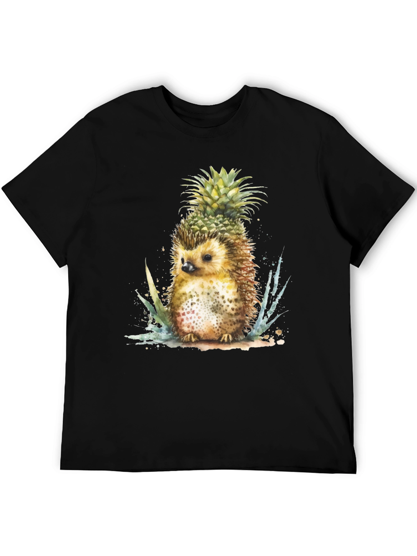 Hedgehog Pineapple T-Shirt - Unique Graphic Tee