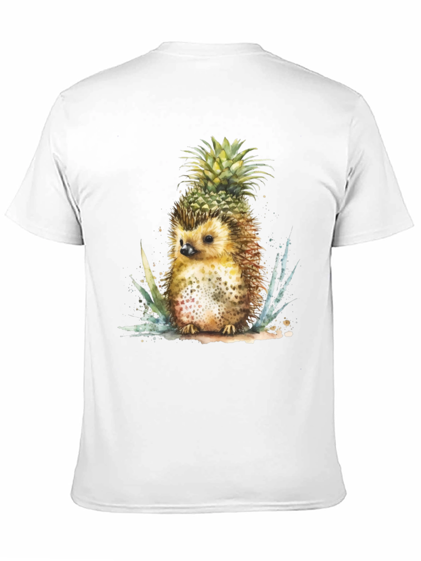 Hedgehog Pineapple T-Shirt - Unique Graphic Tee