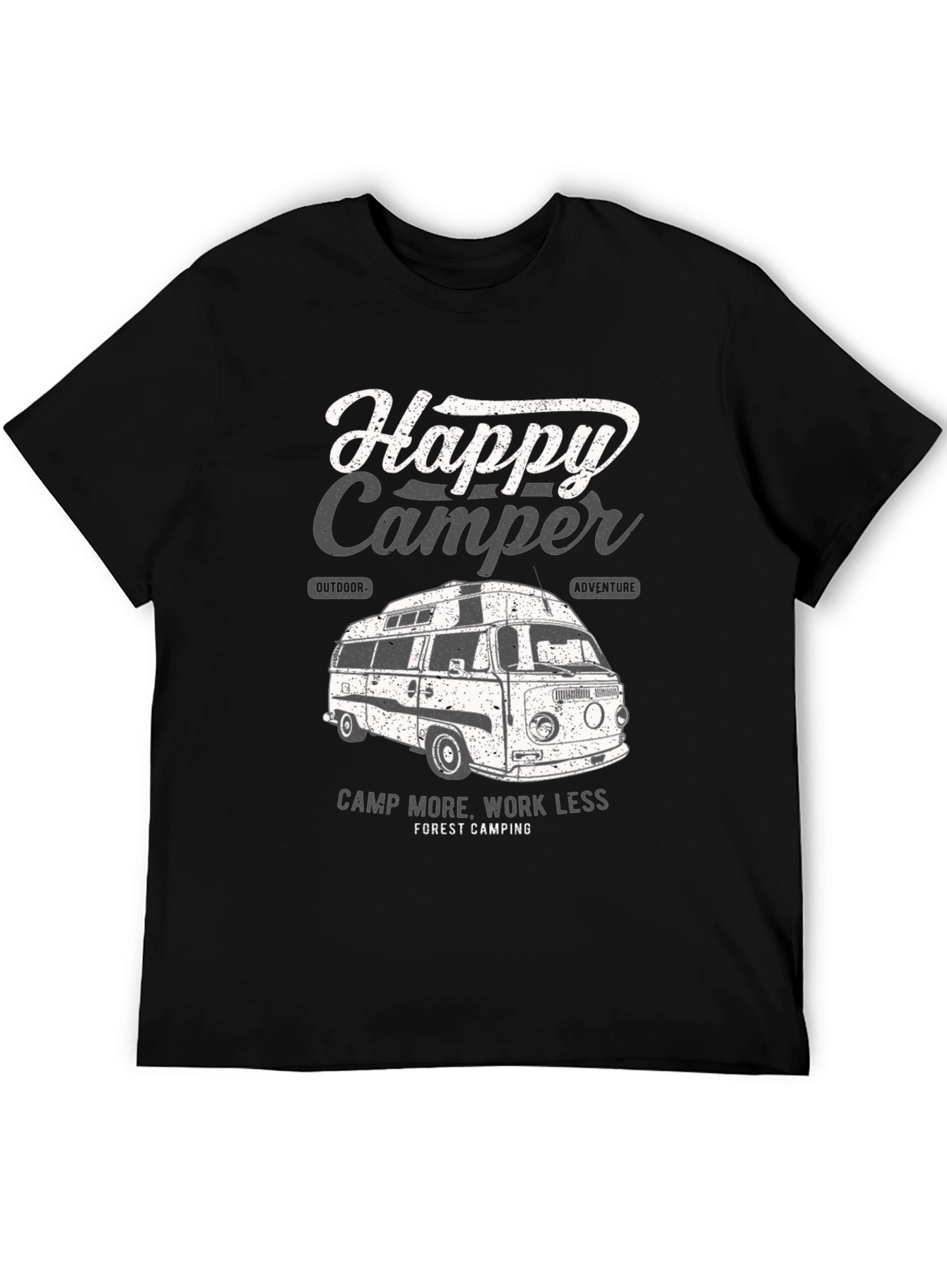 Happy Camper T-Shirt - Camping Adventure