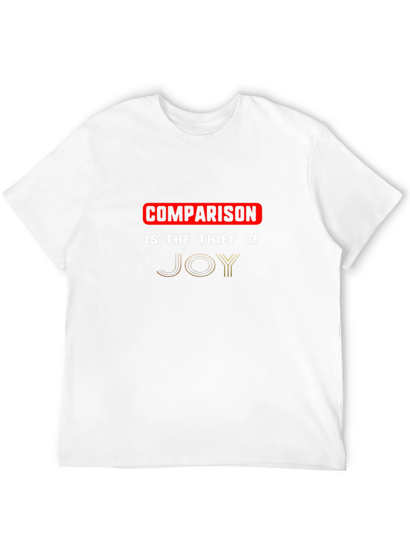 Comparison is Thief of Joy Black Graphic Tee