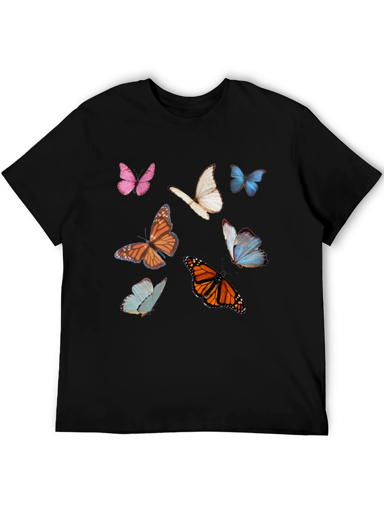 Butterfly Graphic Tee - Nature Inspired Casual Wear