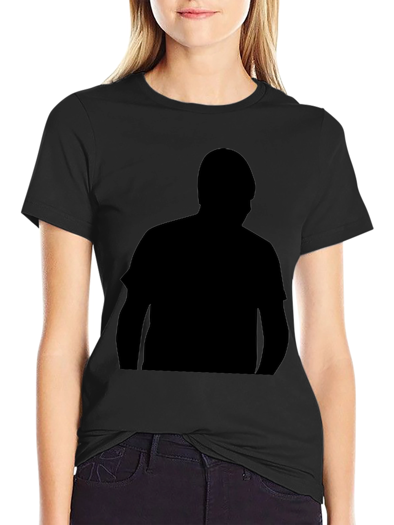 Silhouette Graphic Tee - Mens Black T-Shirt
