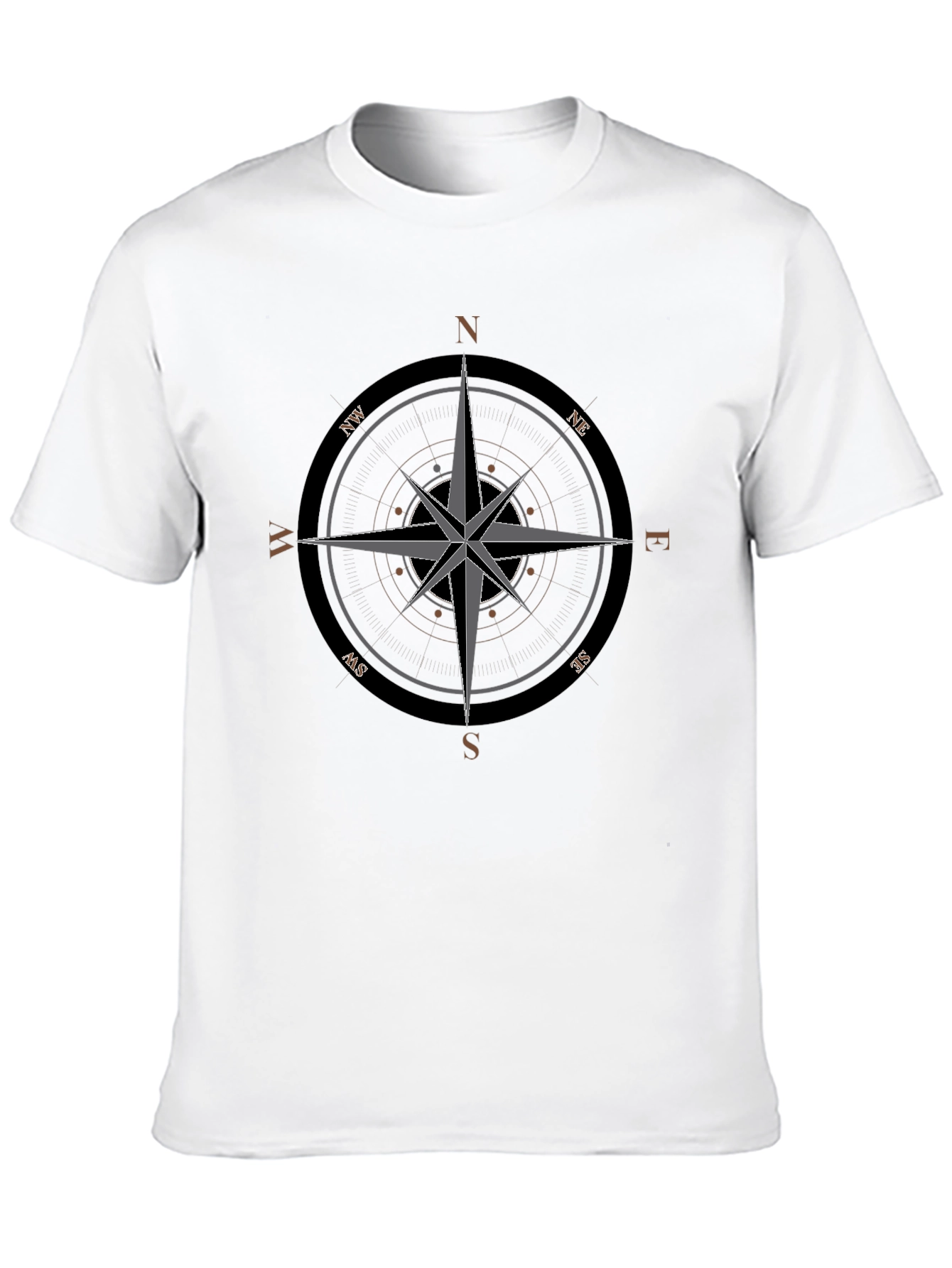 Compass Rose Graphic T-Shirt