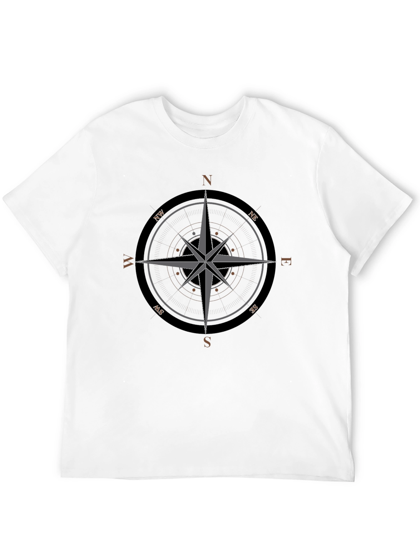 Compass Rose Graphic T-Shirt