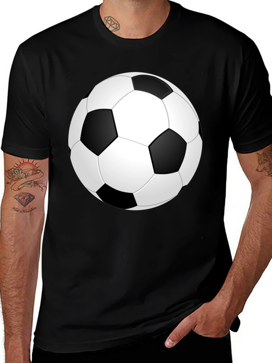 Soccer Ball Graphic Print T-Shirt