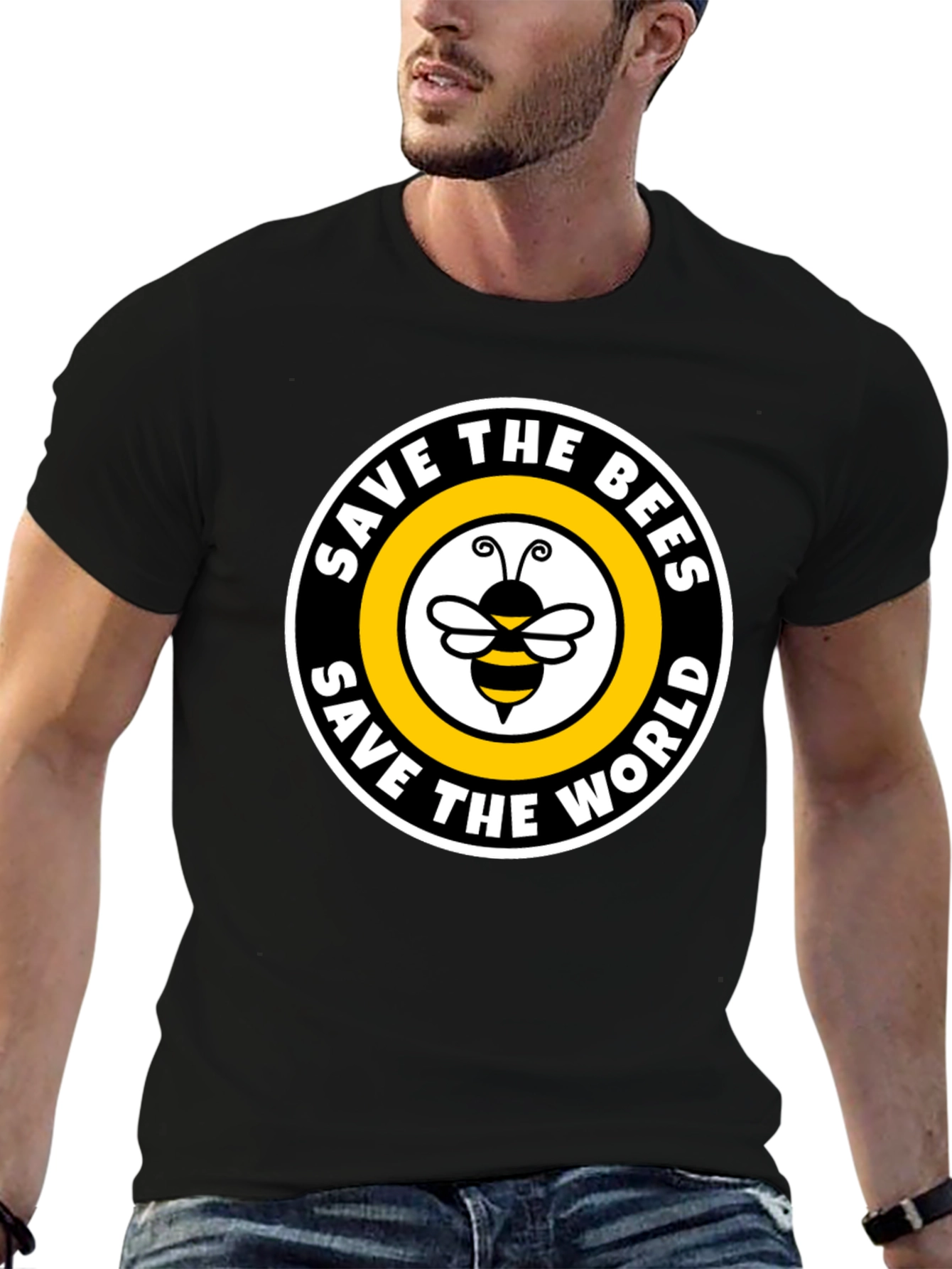 Save the Bees T-Shirt - Protect Our Pollinators