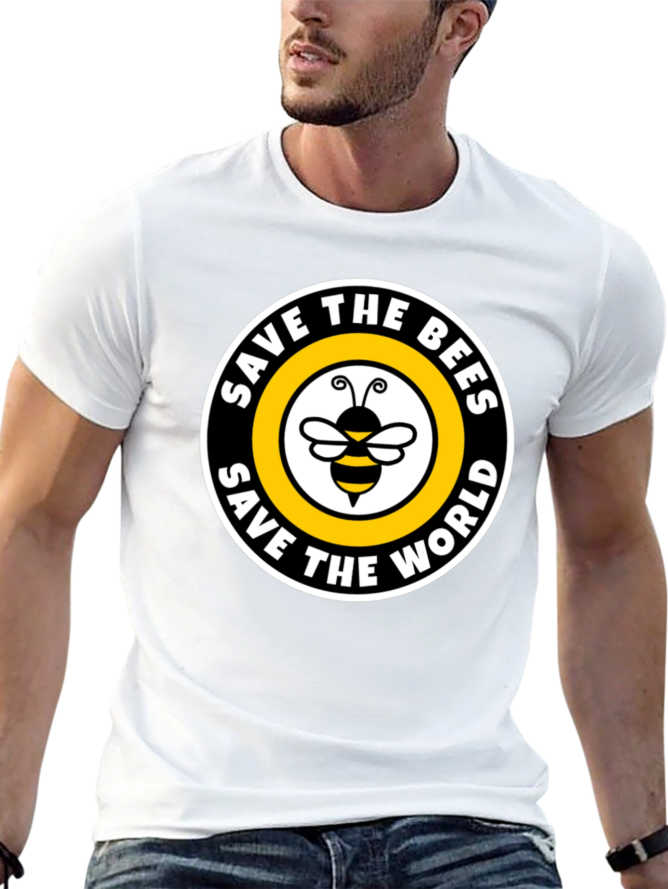 Save the Bees T-Shirt - Protect Our Pollinators