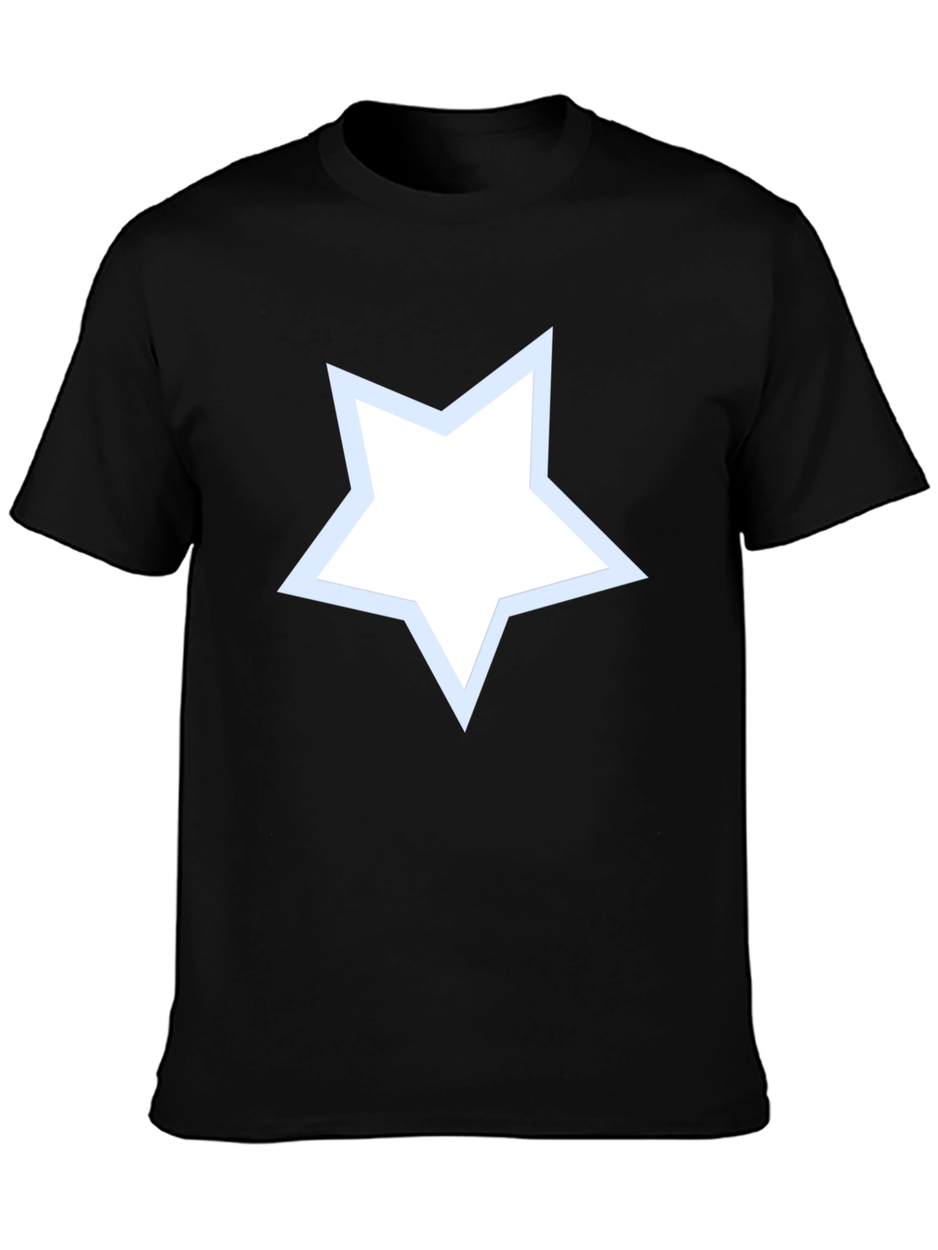 Star Graphic Mens Black T-Shirt