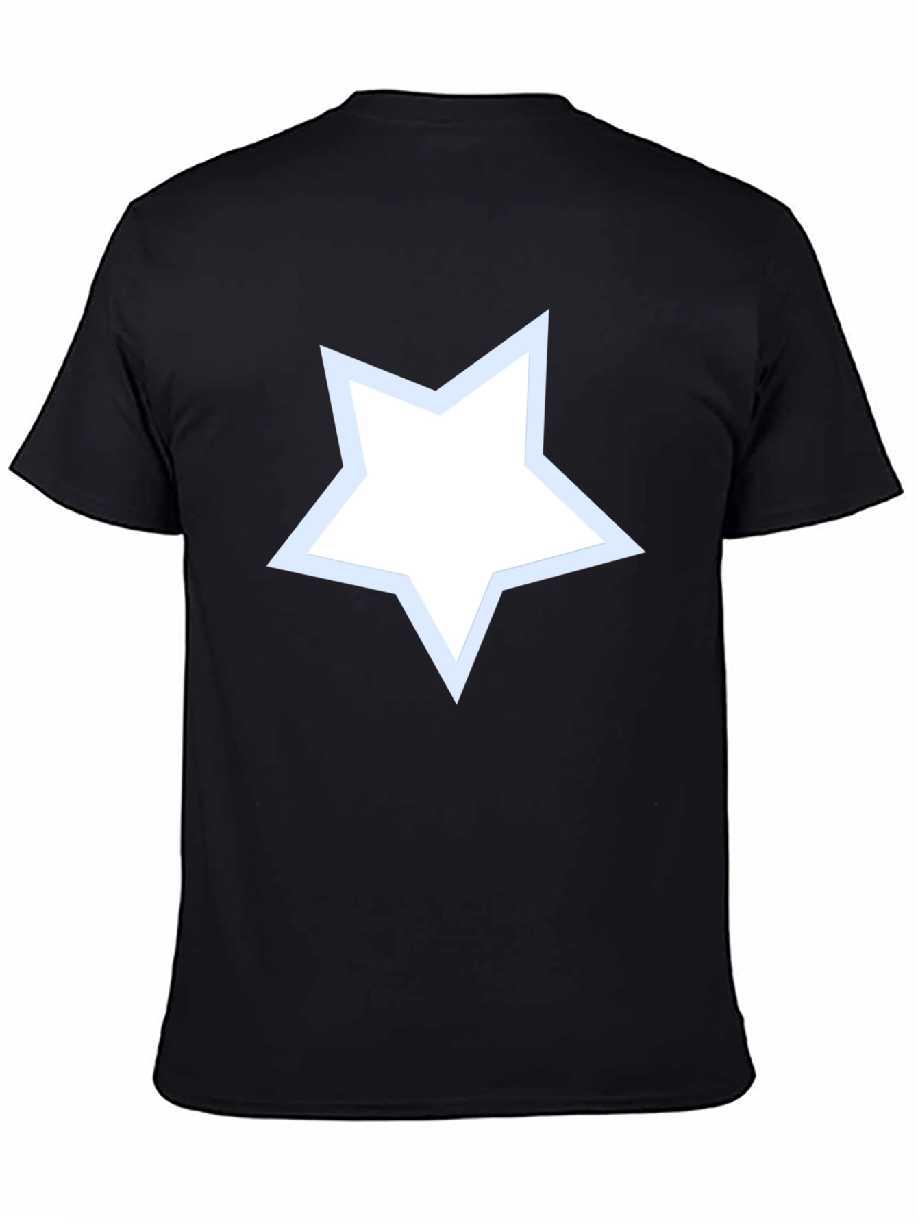 Star Graphic Mens Black T-Shirt