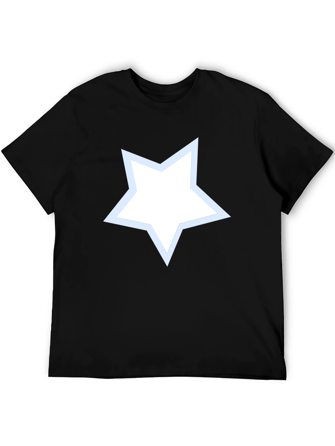 Star Graphic Mens Black T-Shirt