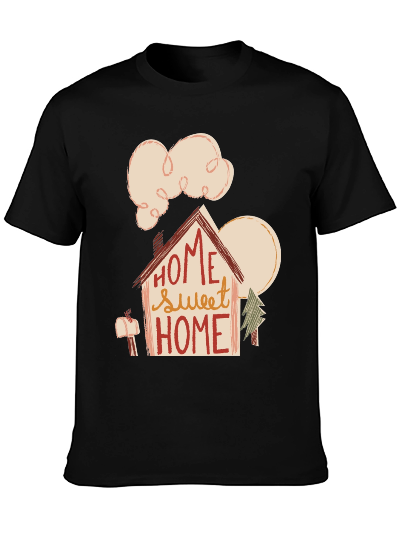 Home Sweet Home Graphic T-Shirt - Cozy Style