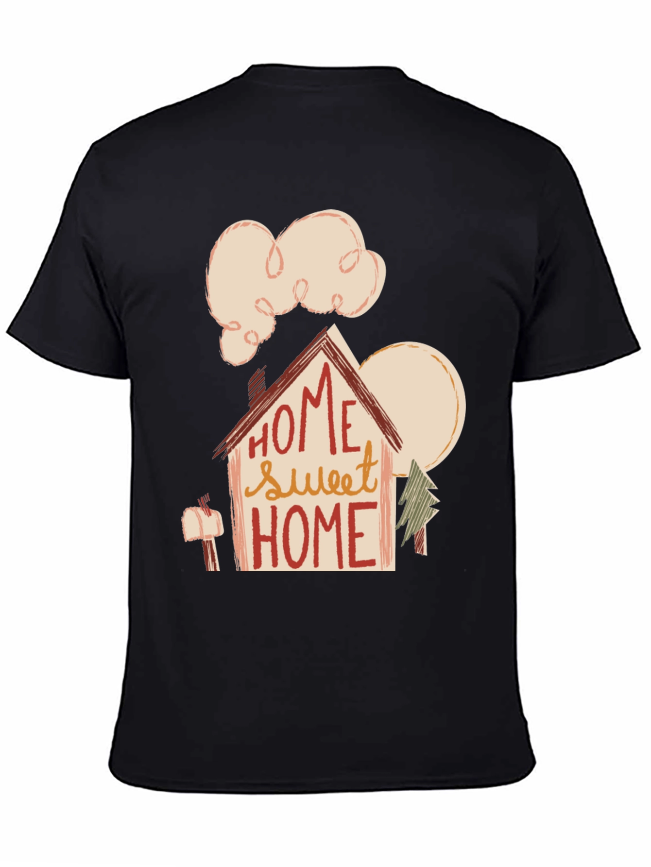 Home Sweet Home Graphic T-Shirt - Cozy Style
