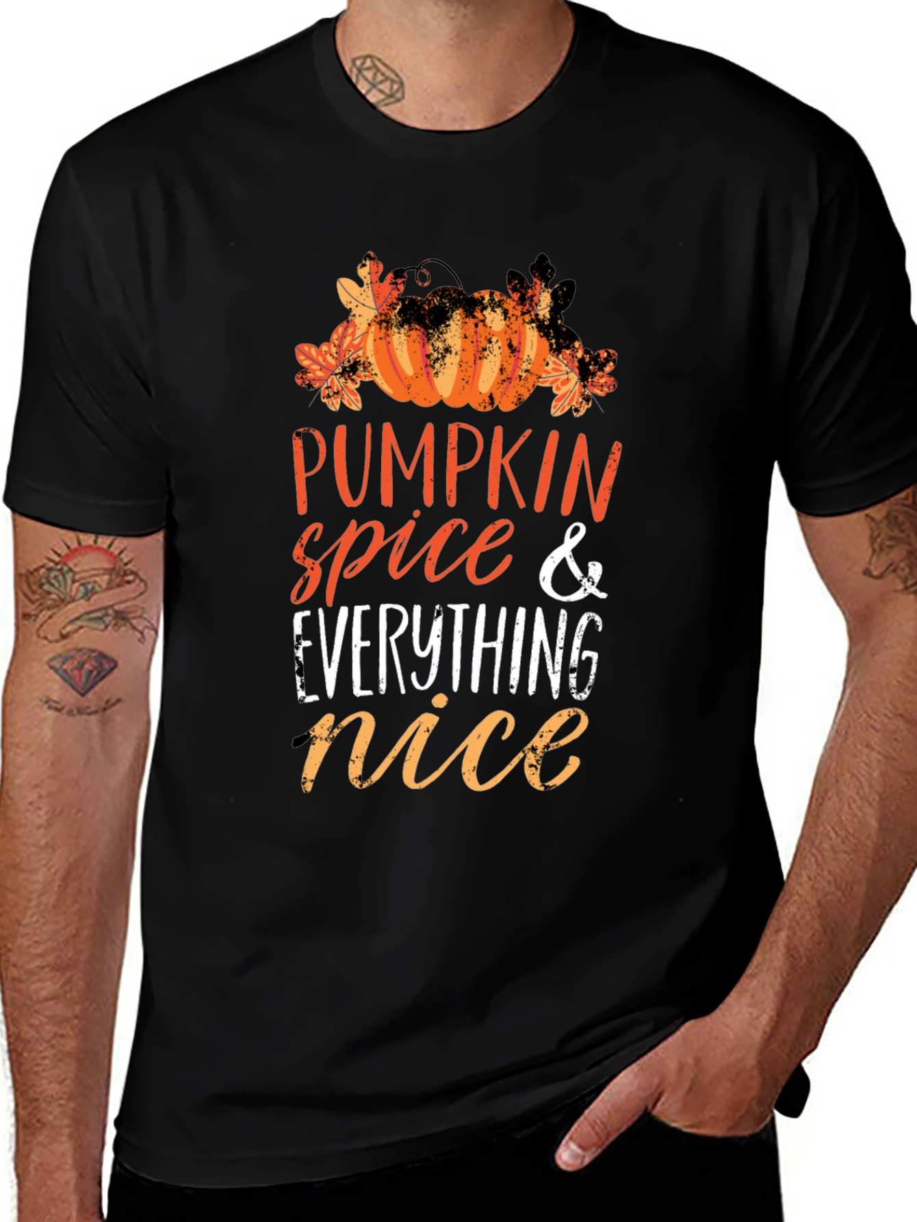 Pumpkin Spice & Everything Nice Fall T-Shirt