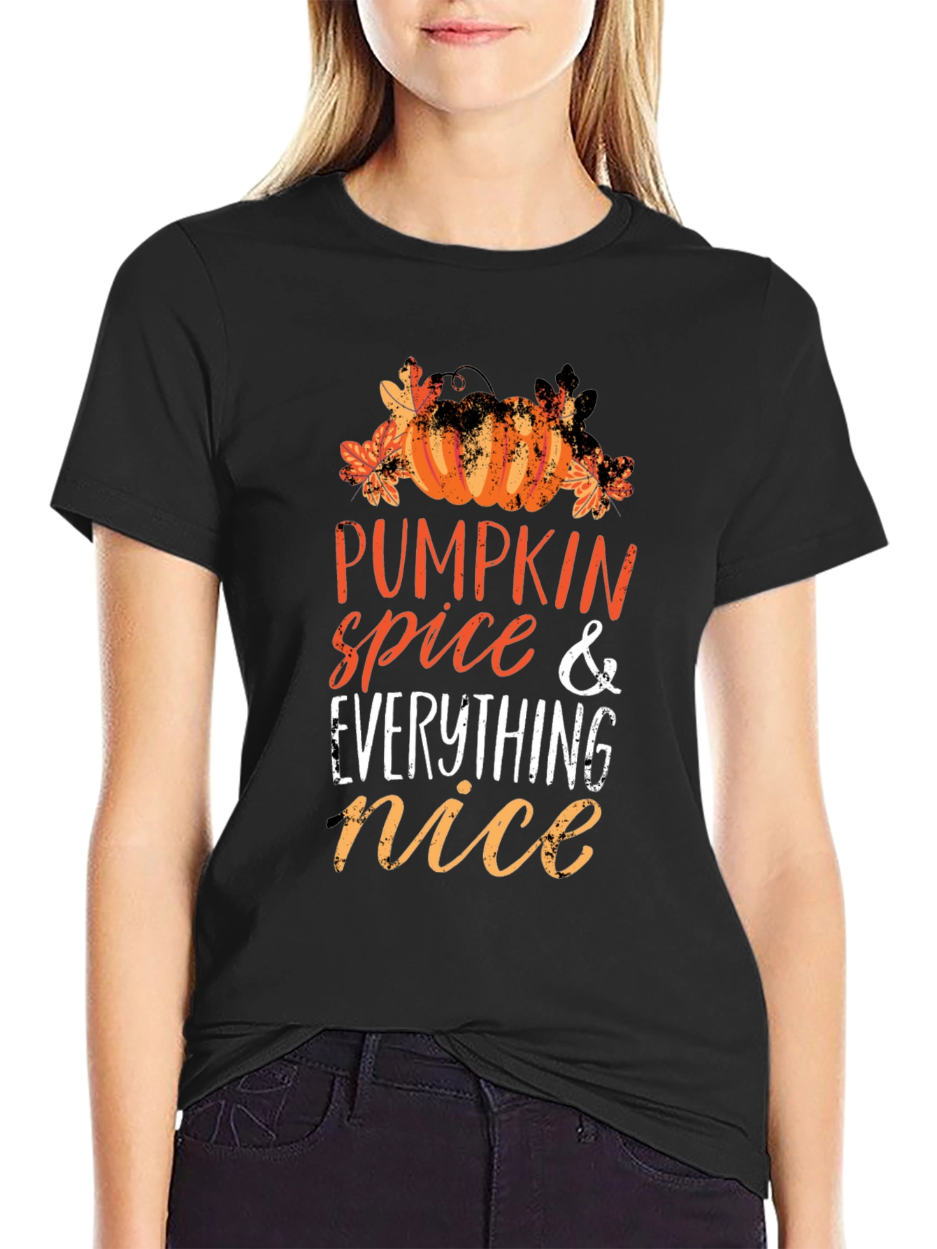 Pumpkin Spice & Everything Nice Fall T-Shirt