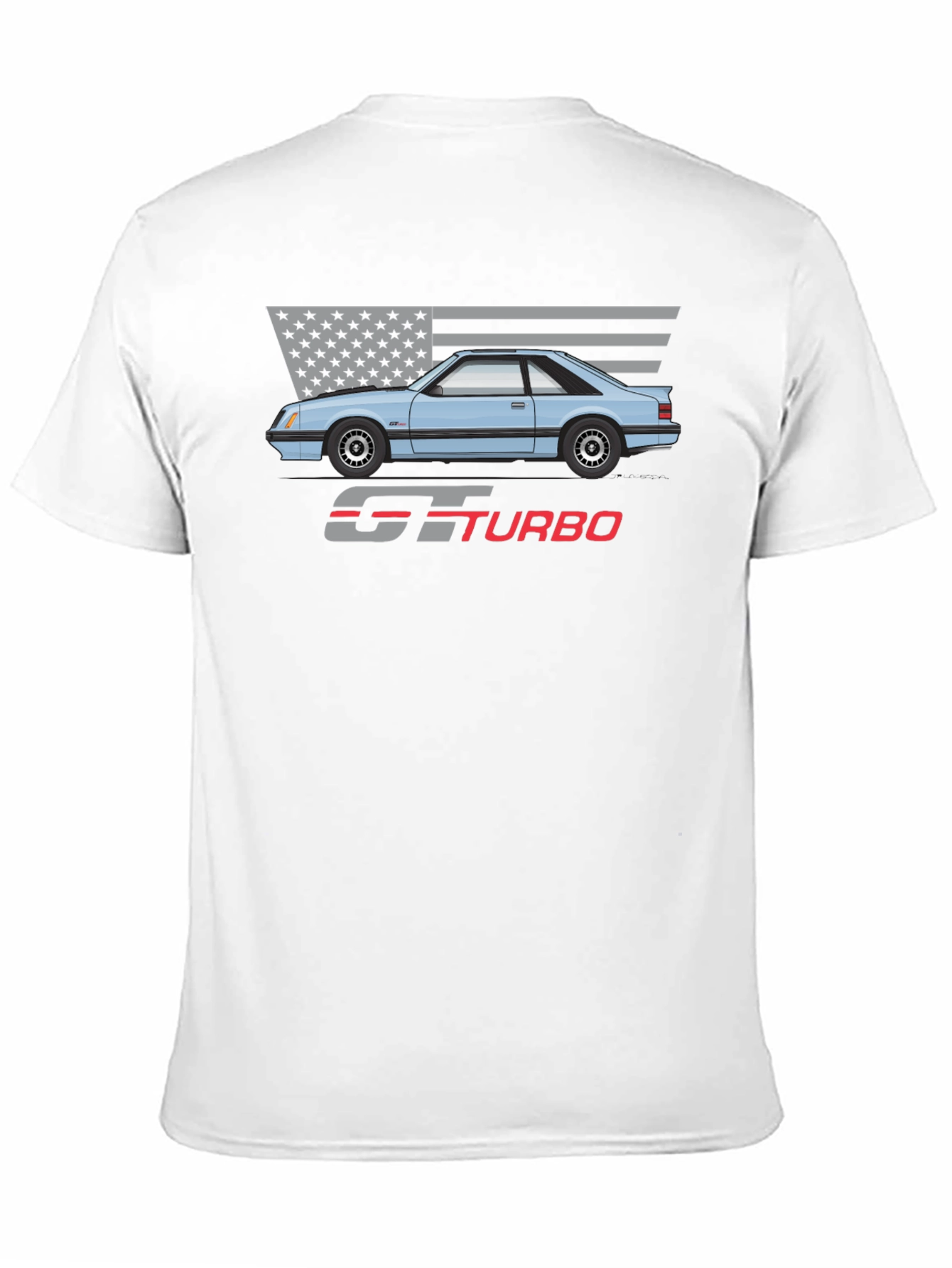 GT Turbo Graphic Tee - Classic Car Shirt