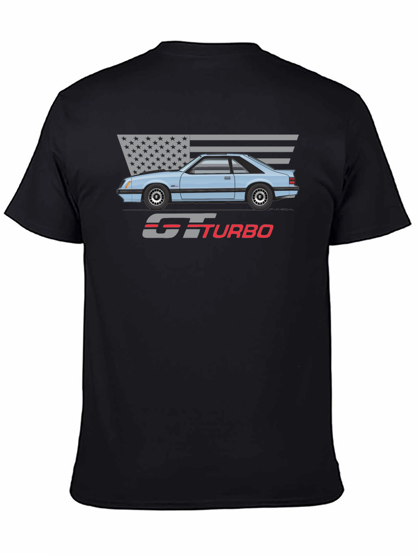 GT Turbo Graphic Tee - Classic Car Shirt