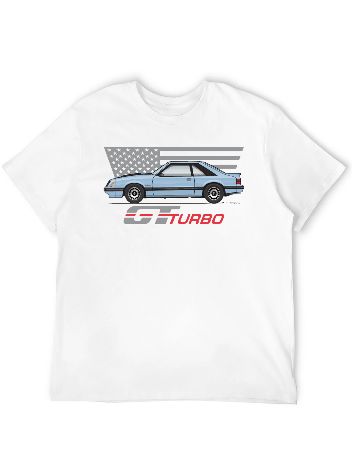 GT Turbo Graphic Tee - Classic Car Shirt